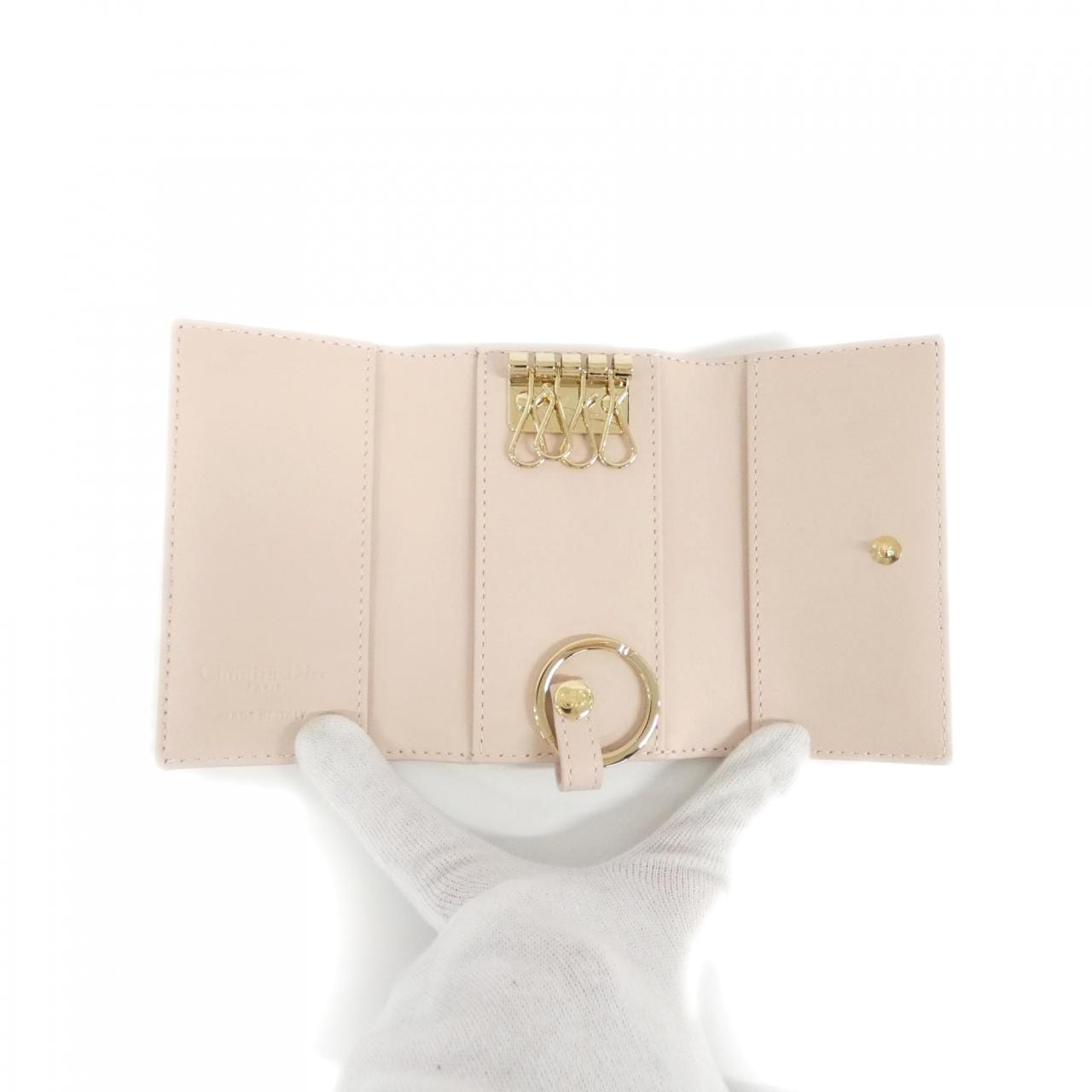 DIOR S0983ONMJ Key Case Lambskin 5