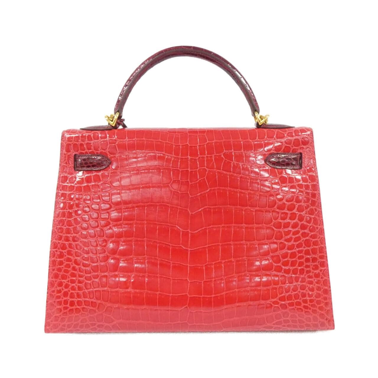 HERMES HERMÈS Kelly Bag 橙色 中古品A - 縮圖 2