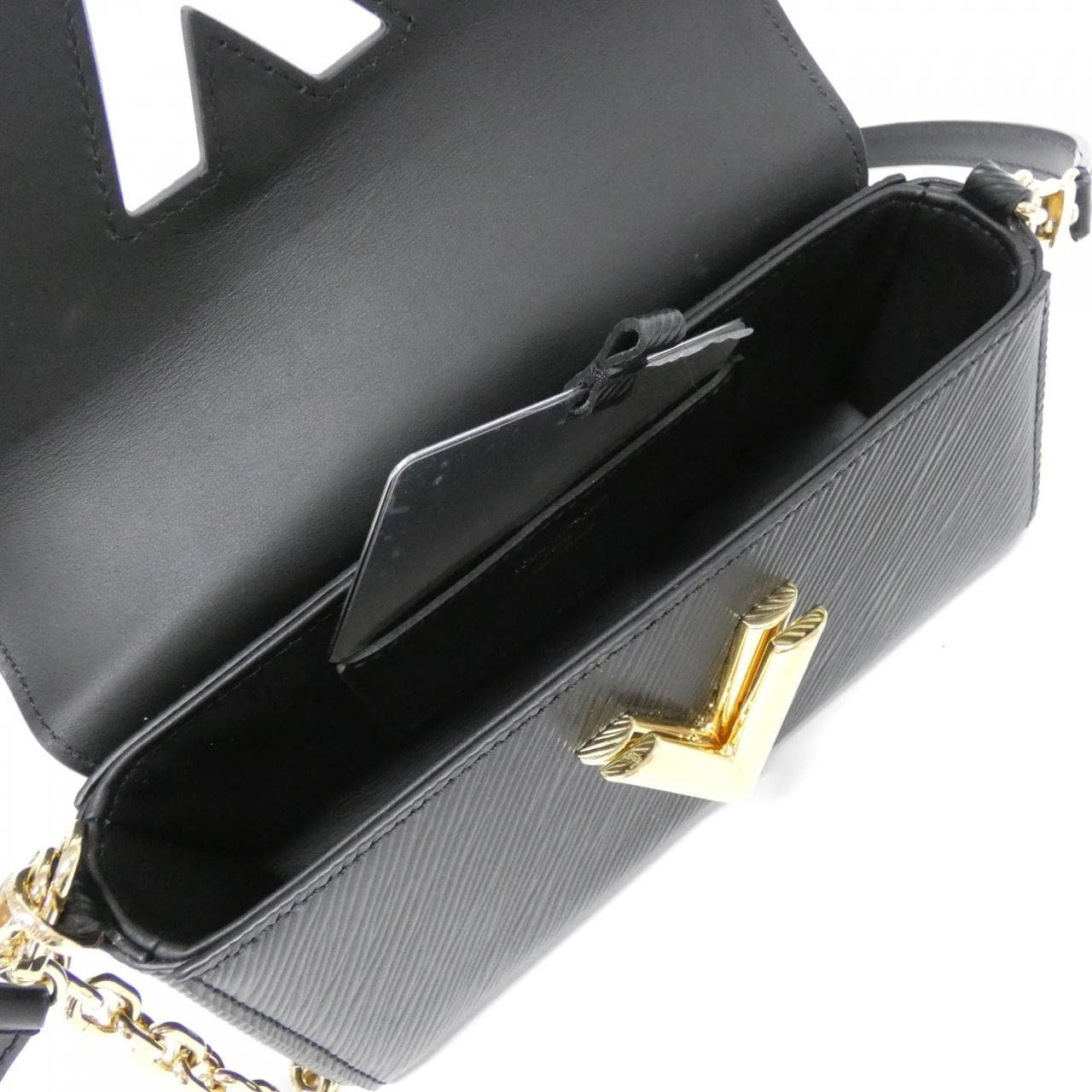 LOUIS VUITTON Pochette M83077 Pochette Epi 黑色 Epi 中古品A - 縮圖 6