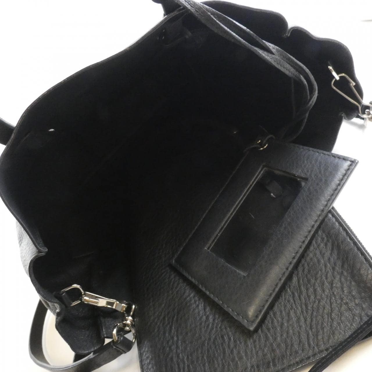 BALENCIAGA Everyday 489813 D6W2N Tote Black Rank B - Thumbnail 5