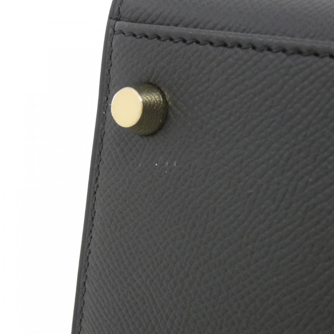 HERMES HERMÈS Kelly 042319CC Bag Epsom Black Epsom Leather - Thumbnail 3