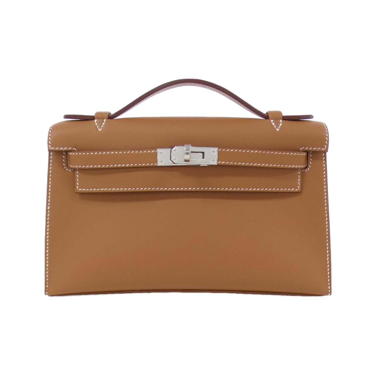HERMES HERMÈS Kelly 049417CK Pochette Swift Gold