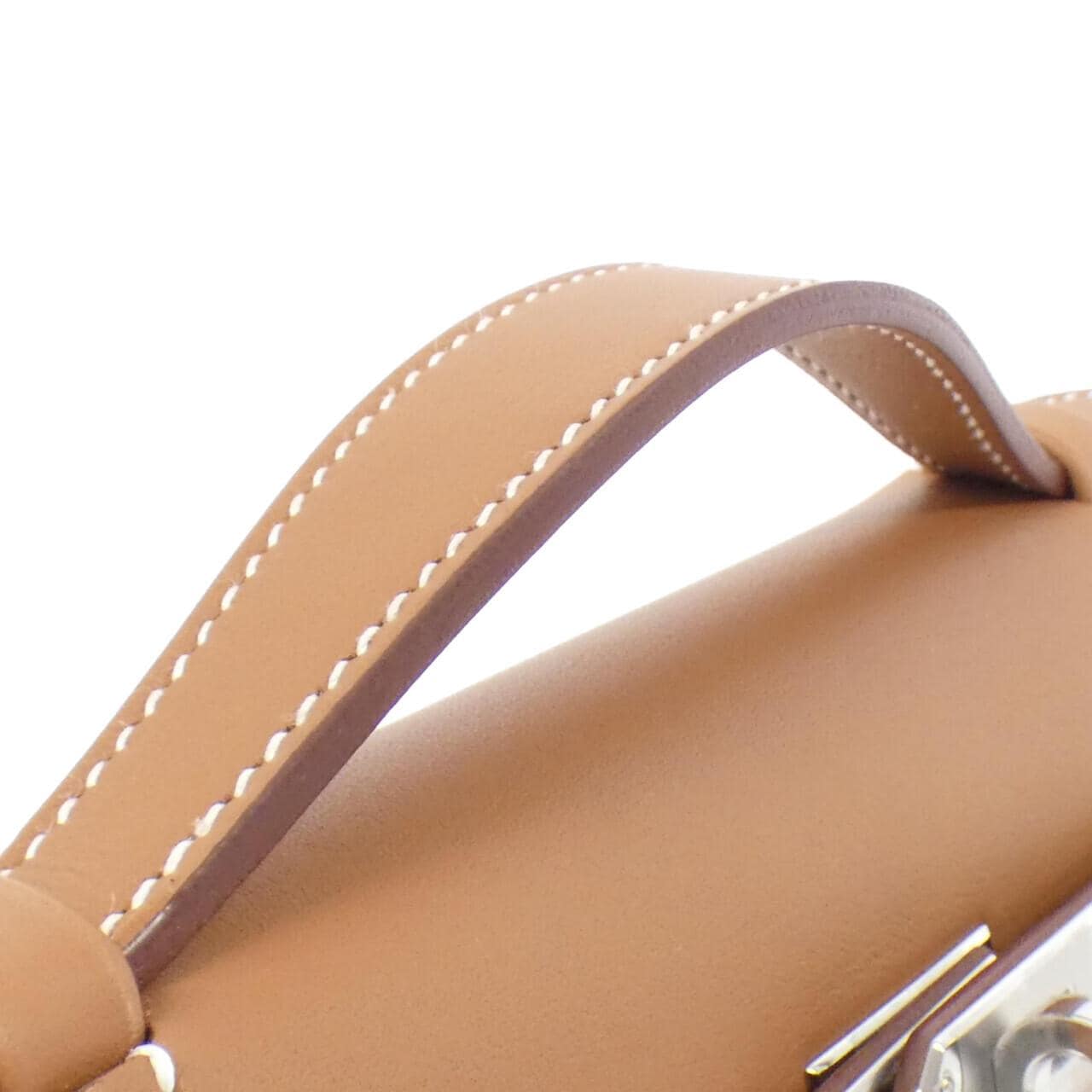 HERMES HERMÈS Kelly 049417CK Pochette Swift Gold Swift Leather - Thumbnail 5