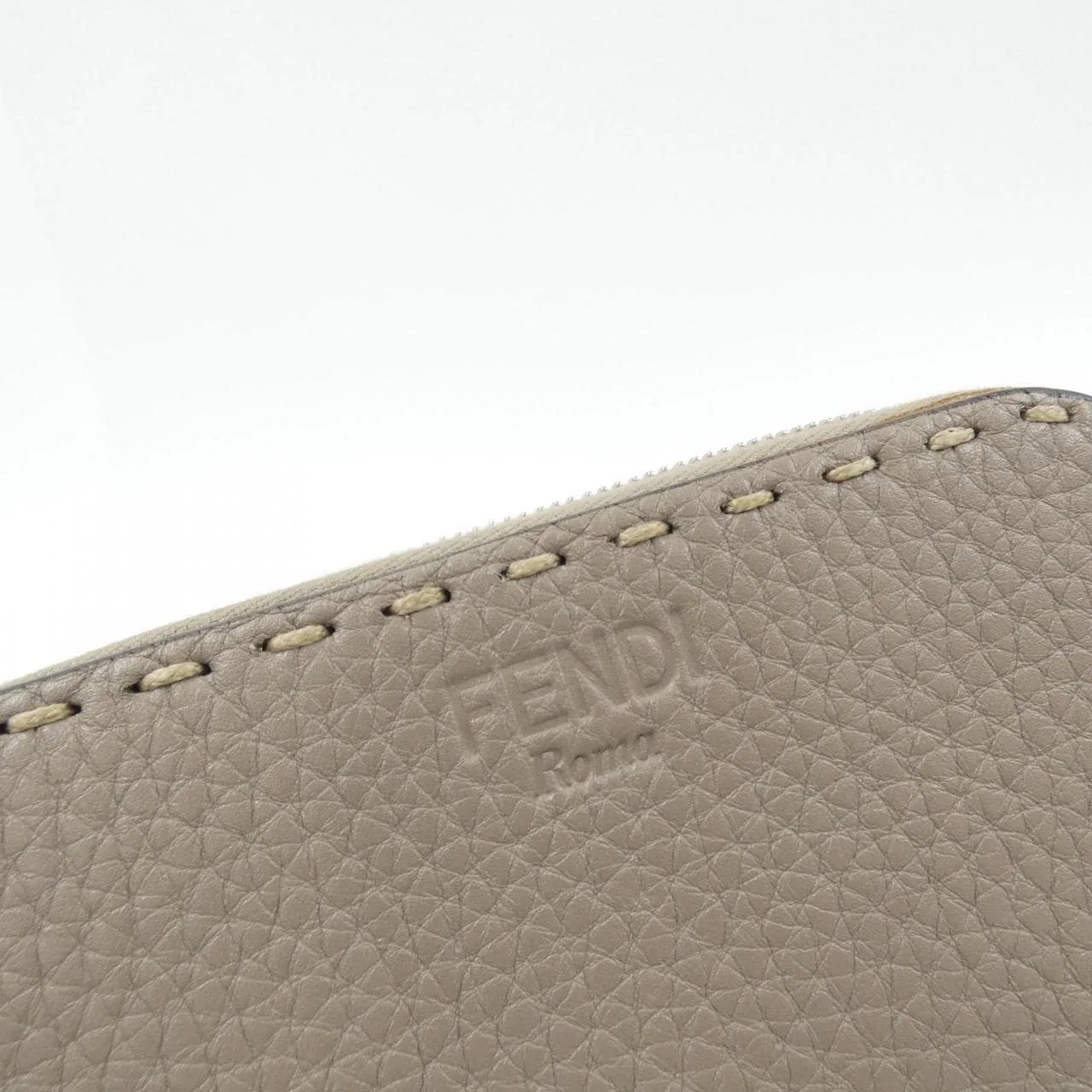 FENDI 8M0313 SFR Coin Case Leather Black Leather Rank A - Thumbnail 5