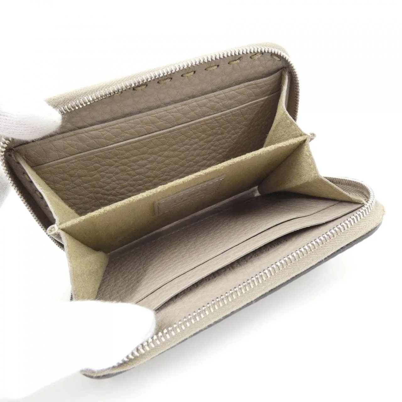 FENDI 8M0313 SFR Coin Case Leather Black Leather Rank A - Thumbnail 8