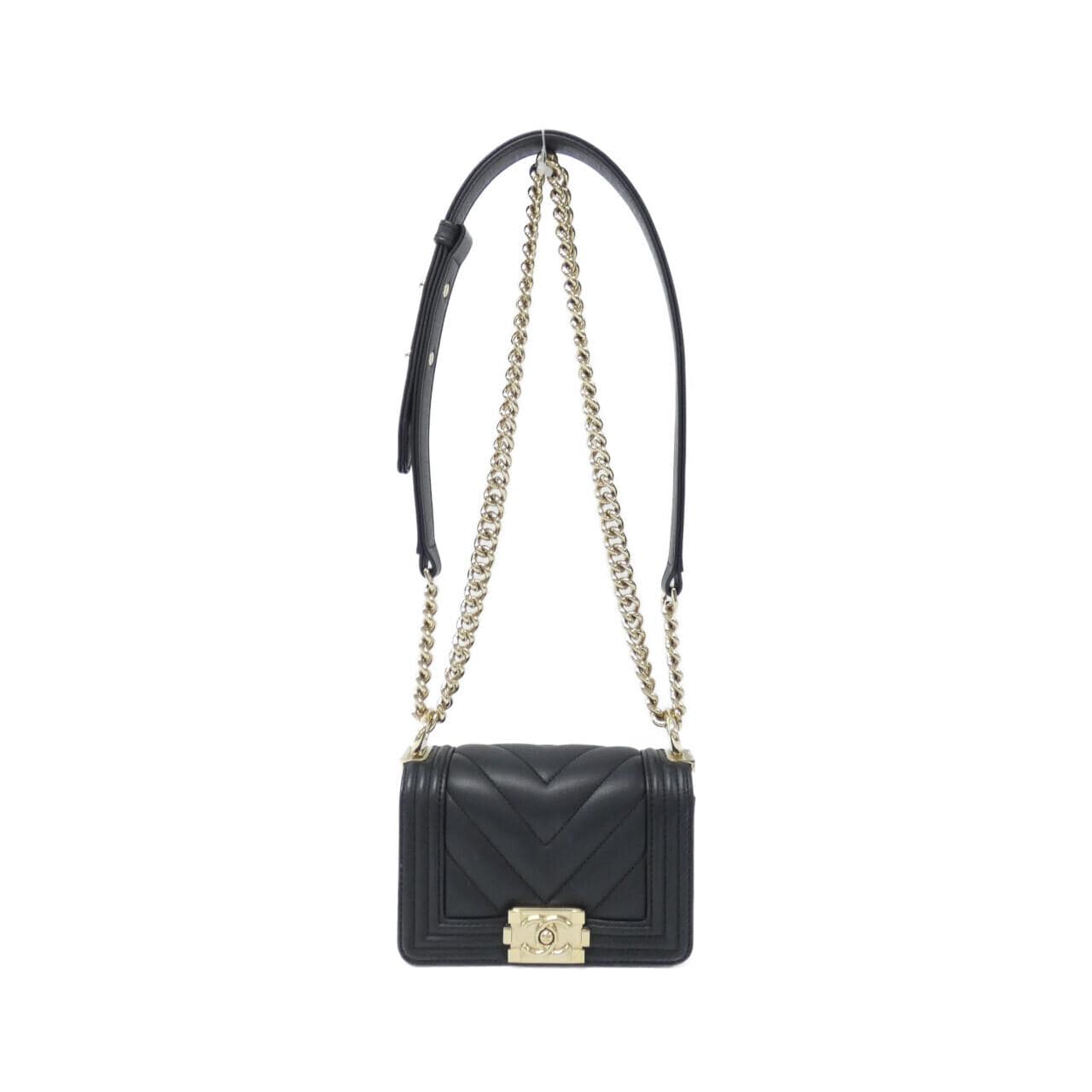 CHANEL Boy Chanel 67364 Shoulder Bag Black