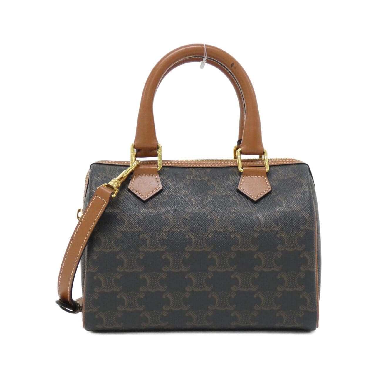 CELINE 197582CAS Boston Bag Canvas