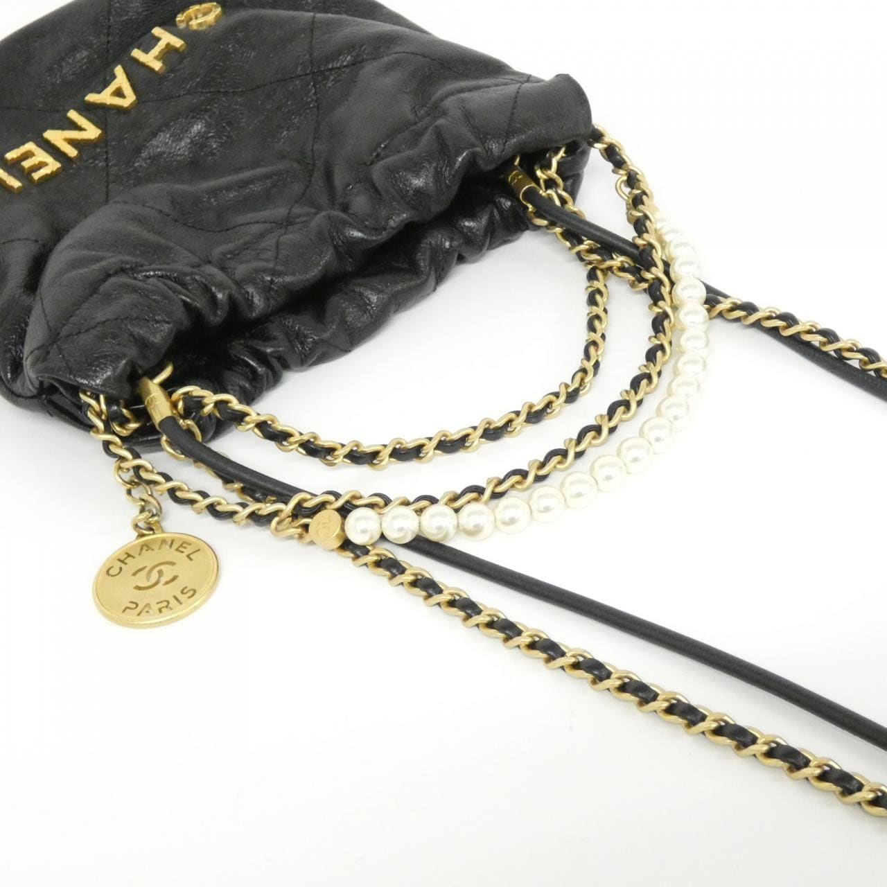 CHANEL Chanel 22 AS3980 Bag Black - Thumbnail 7