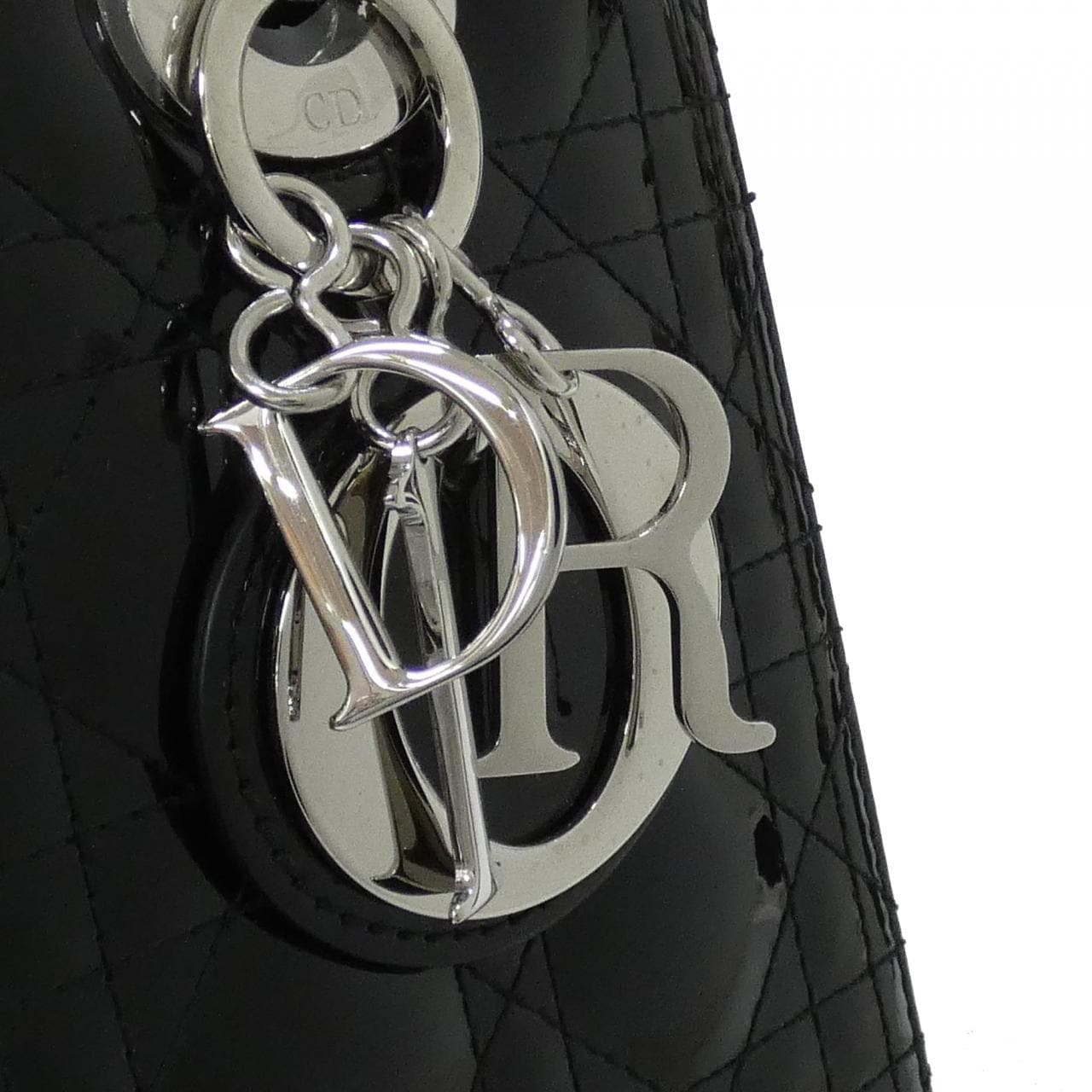 DIOR Lady Dior M0565PWCB Bag Patent Leather Black Patent Leather - Thumbnail 4