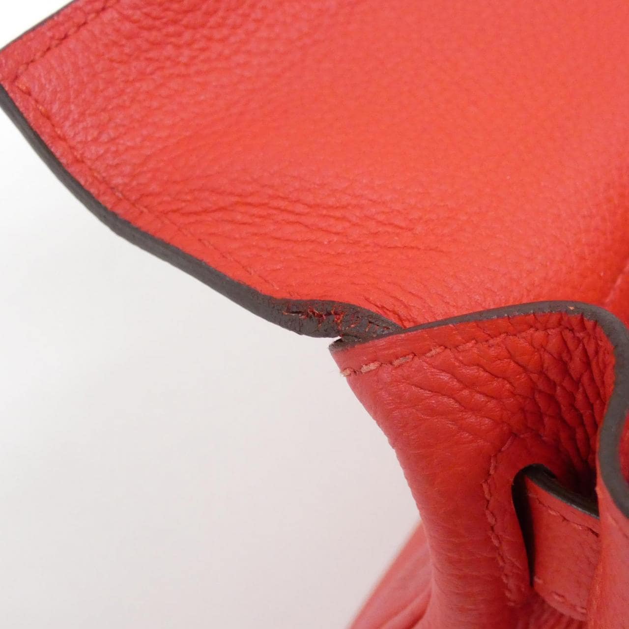 HERMES HERMÈS Kelly 027630CC Bag Togo Rouge Togo Leather - Thumbnail 10