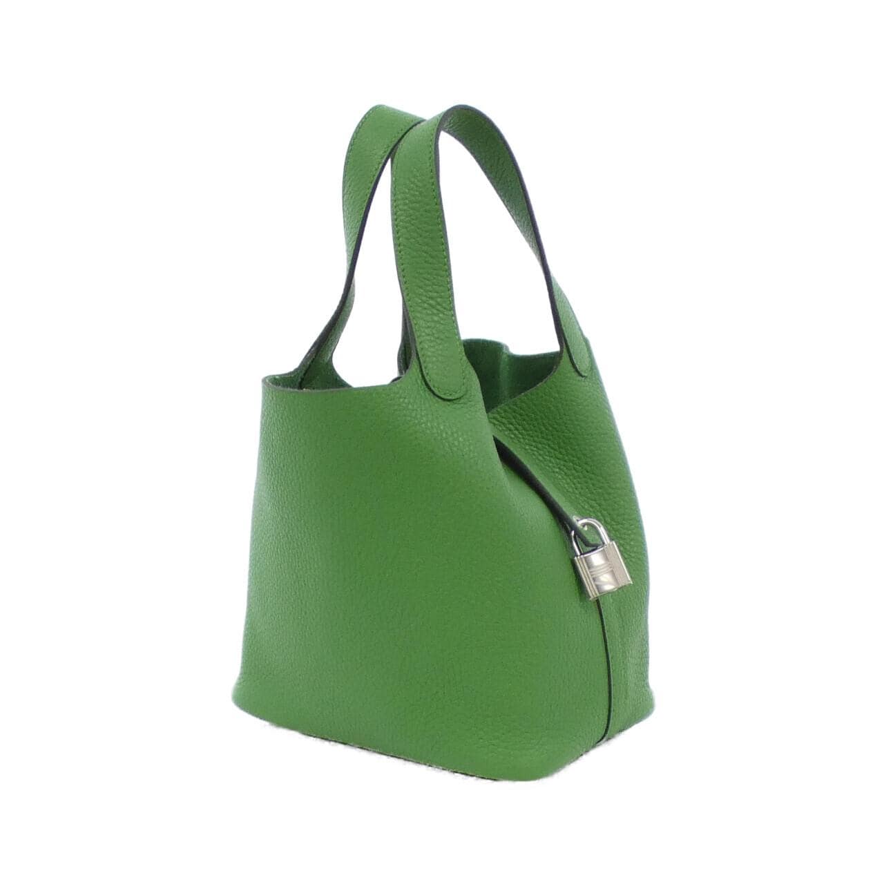 HERMES HERMÈS Picotin 056289CK Bag Clemence Black