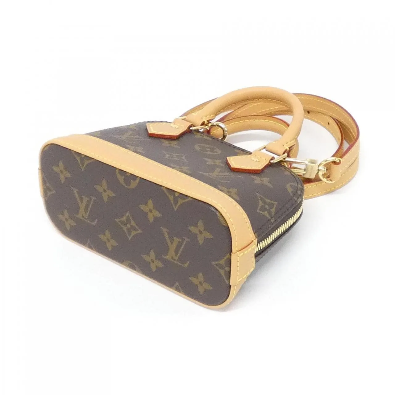LOUIS VUITTON Alma M82717 Handbag Monogram Black Monogram Rank A - Thumbnail 3