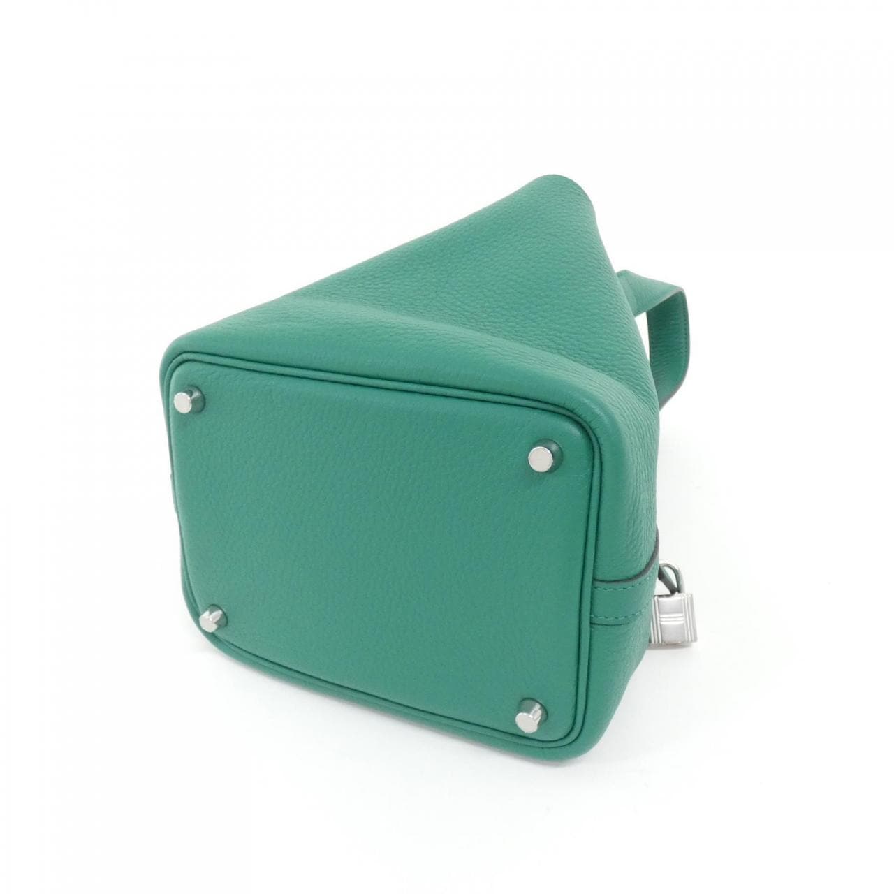 HERMES HERMÈS Picotin 056289CK Bag Clemence Black Clemence Leather Rank A - Thumbnail 2