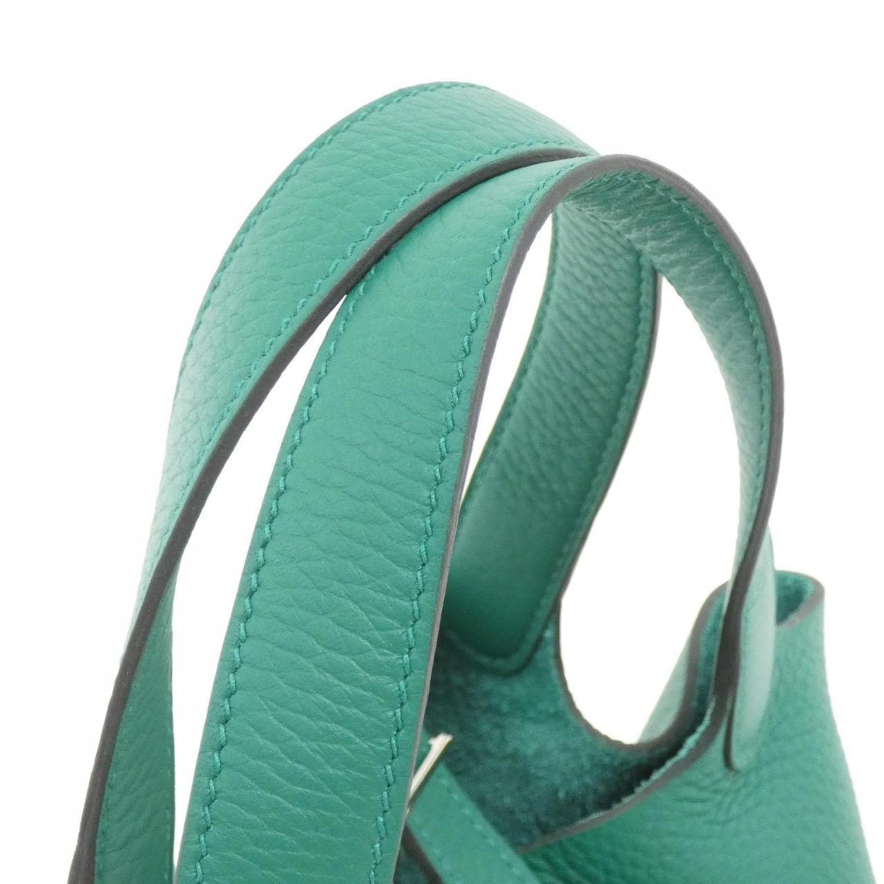 HERMES HERMÈS Picotin 056289CK Bag Clemence Black Clemence Leather Rank A - Thumbnail 5