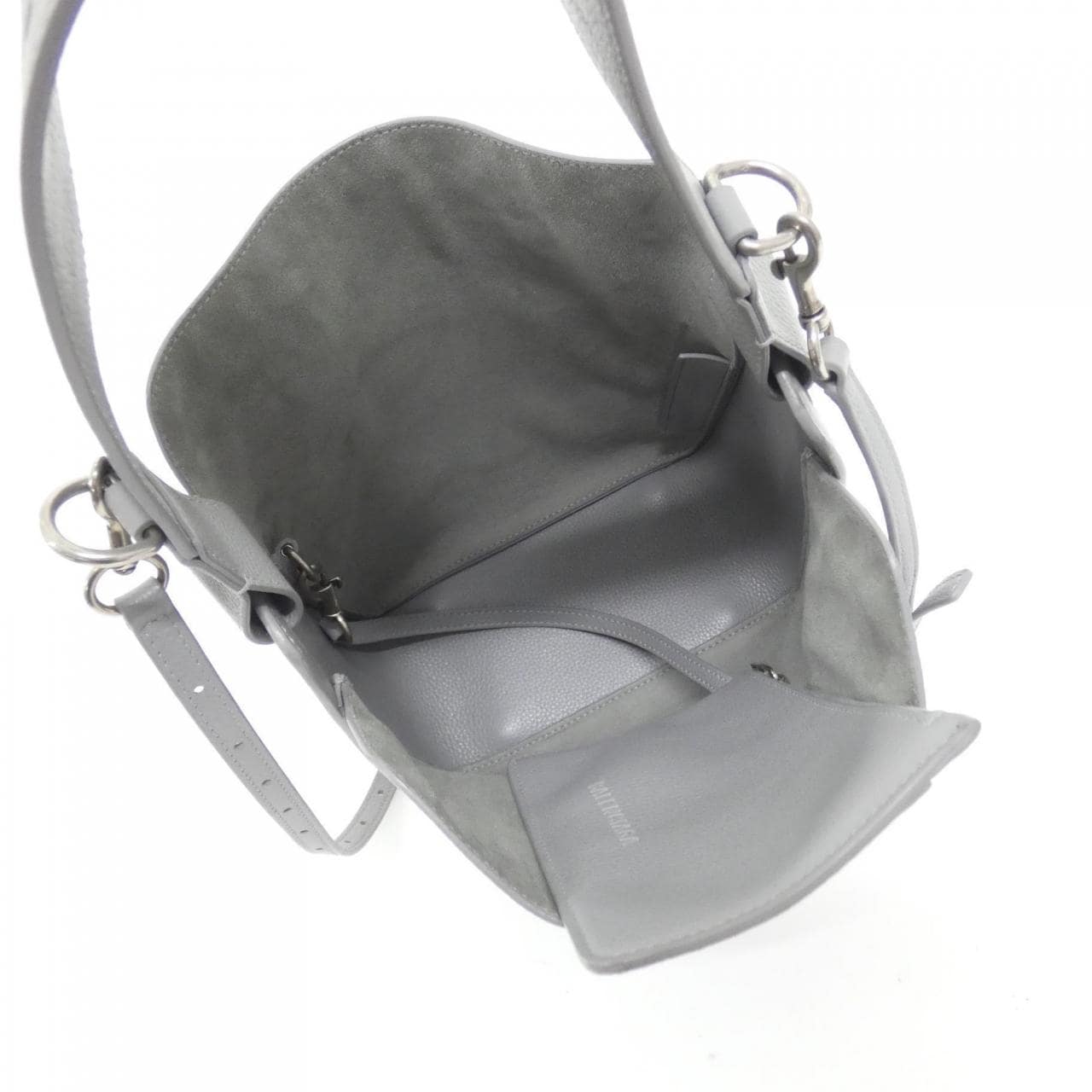 BALENCIAGA 684622 Shoulder Bag Leather 黑色 皮革 中古品A - 縮圖 10