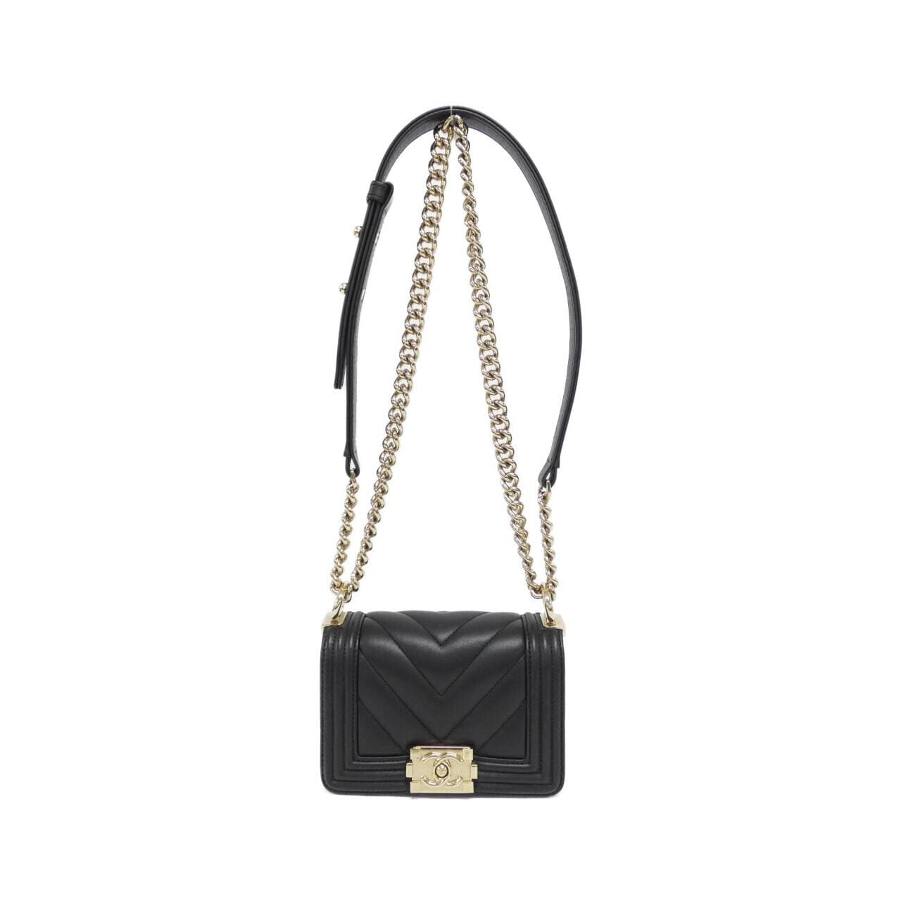 CHANEL Boy Chanel 67364 Shoulder Bag Black