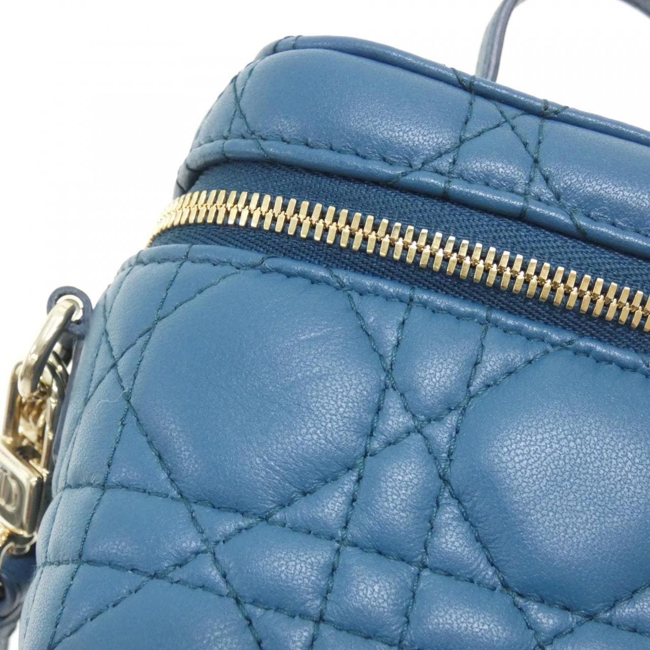 DIOR Lady Dior S0918ONMJ Bag Lambskin 黑色 羊皮 中古品A - 縮圖 4