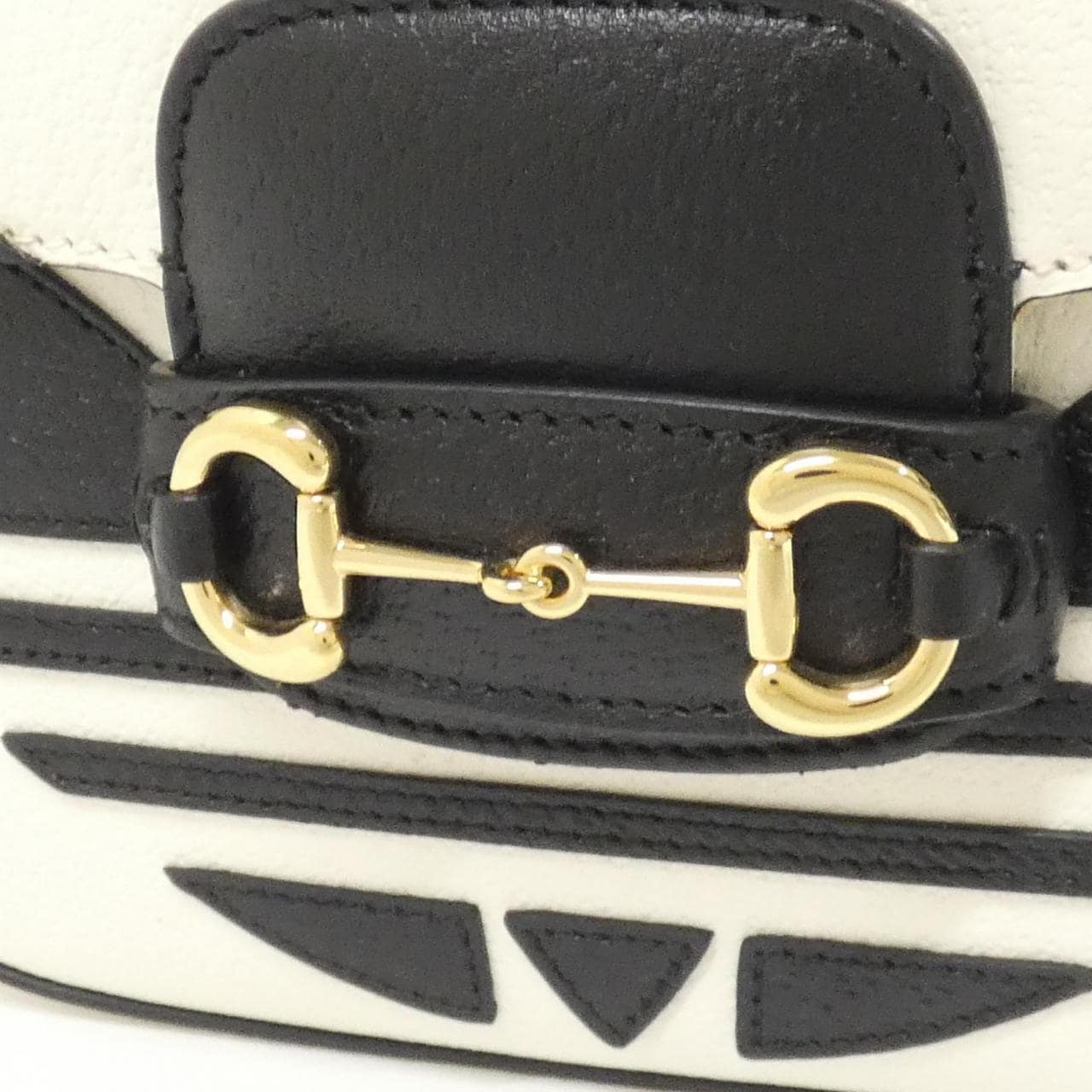 GUCCI Horsebit 1955 658574 U3ZDG Shoulder Bag Leather Black Leather Rank A - Thumbnail 4