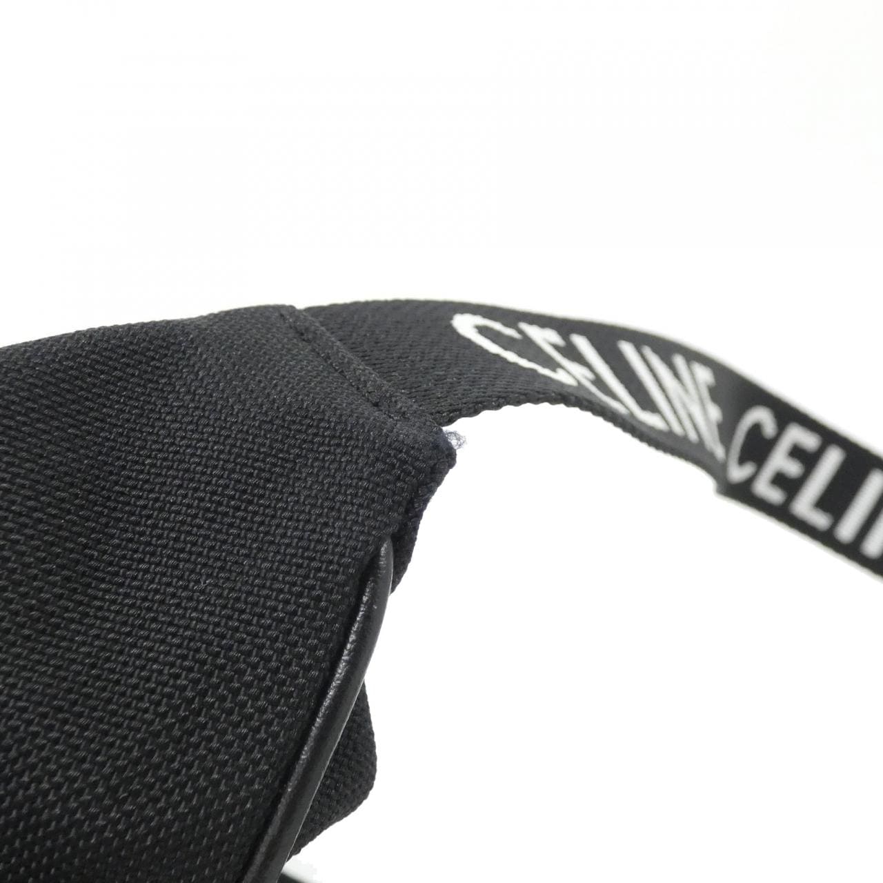 CELINE 198682DMT Shoulder Bag Nylon Black Nylon Rank A - Thumbnail 5