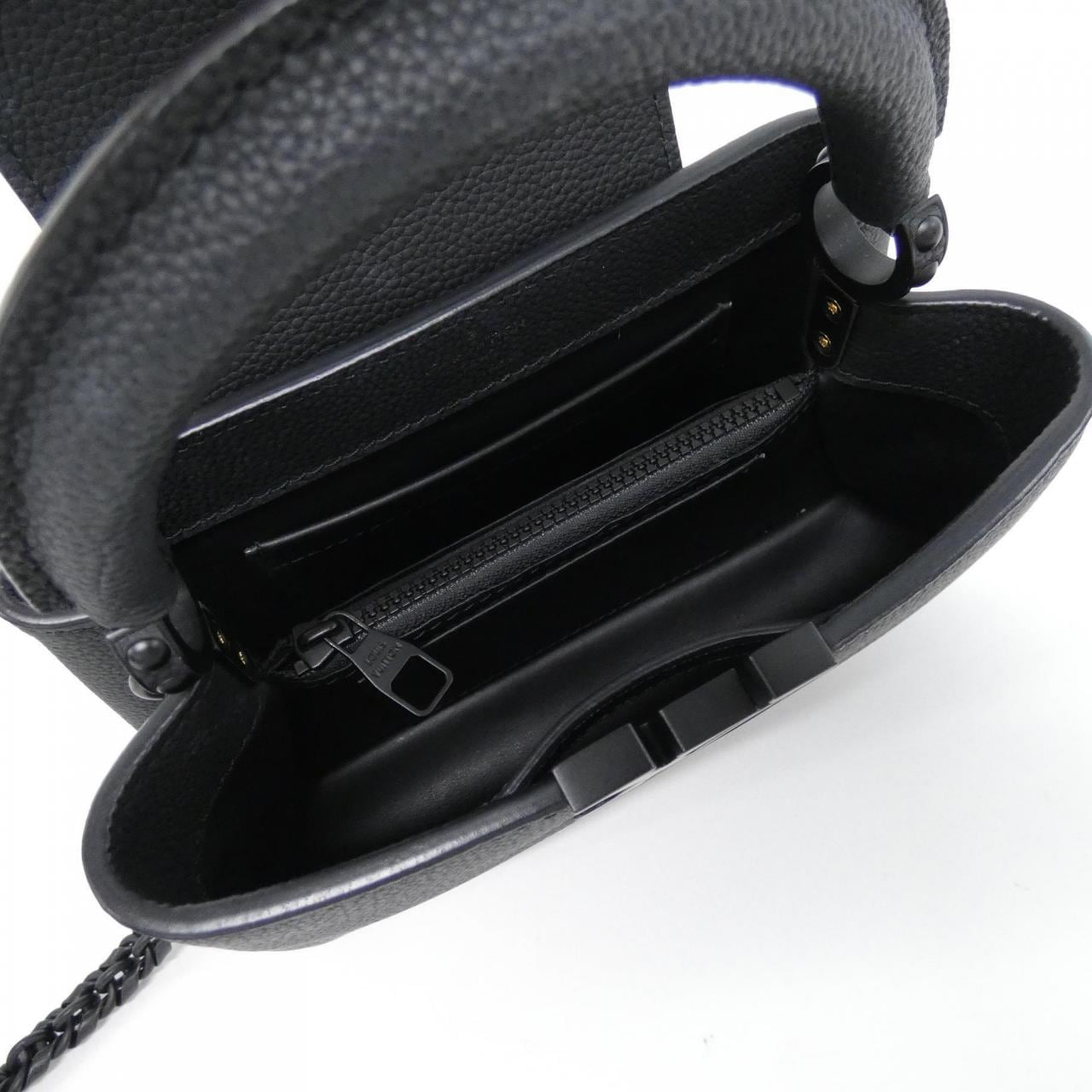 LOUIS VUITTON Capucines M23955 Bag Black Rank A - Thumbnail 8