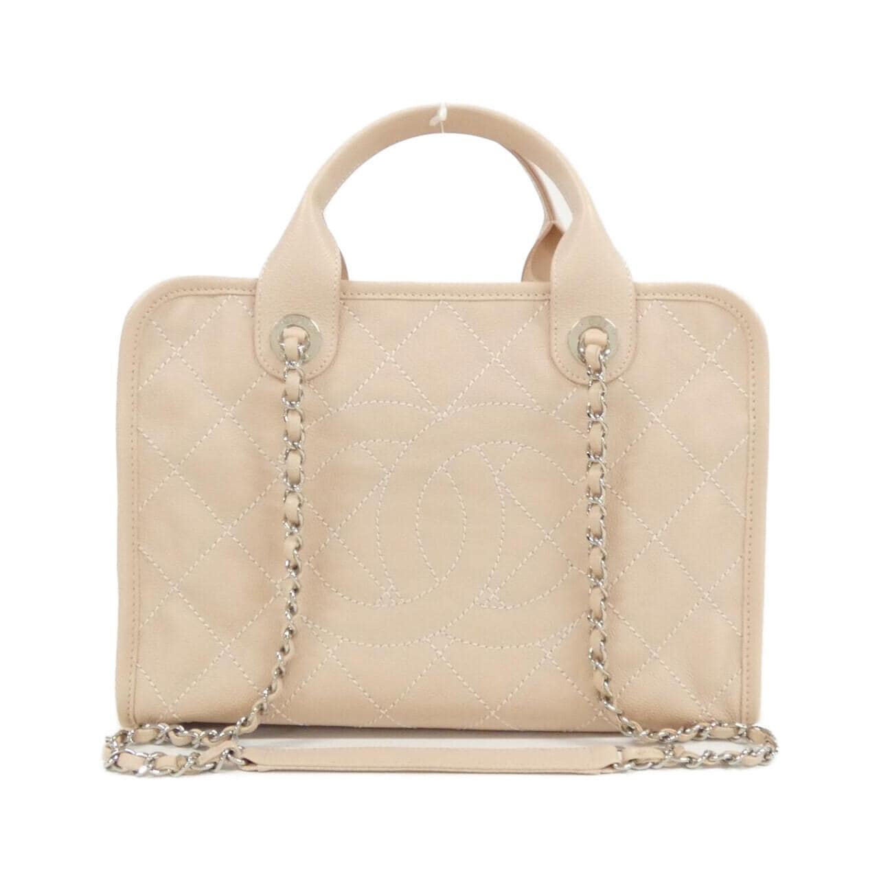 CHANEL 92758 Boston Grained Calfskin