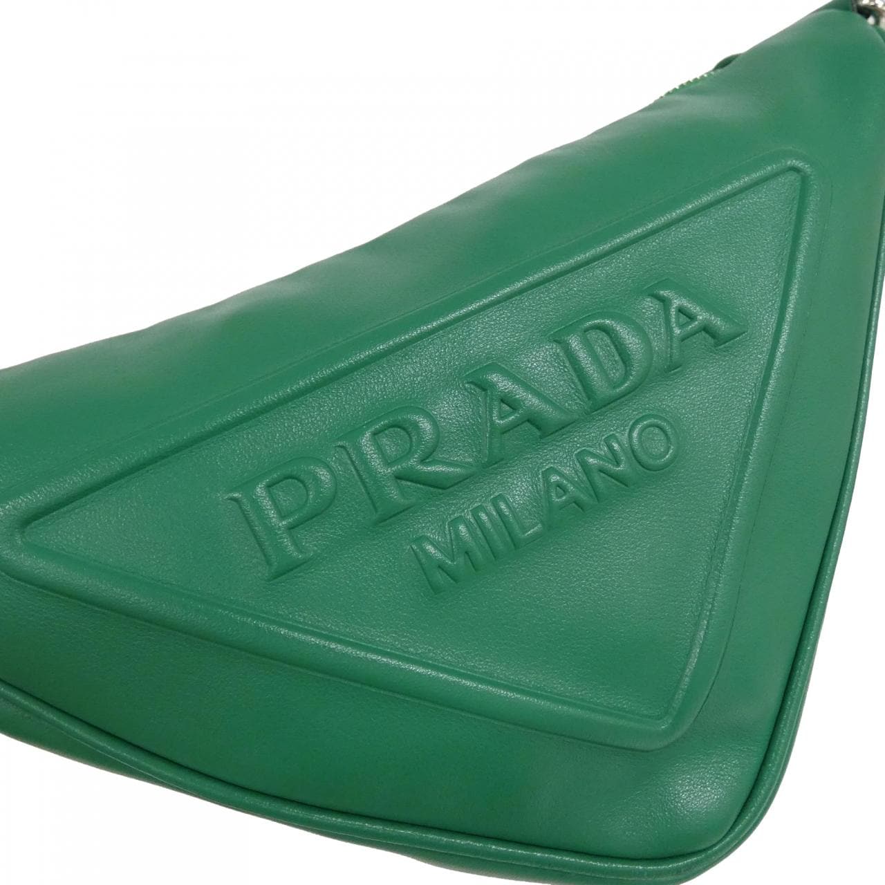 PRADA 1BH190 Shoulder Bag 黑色 中古品A - 縮圖 5