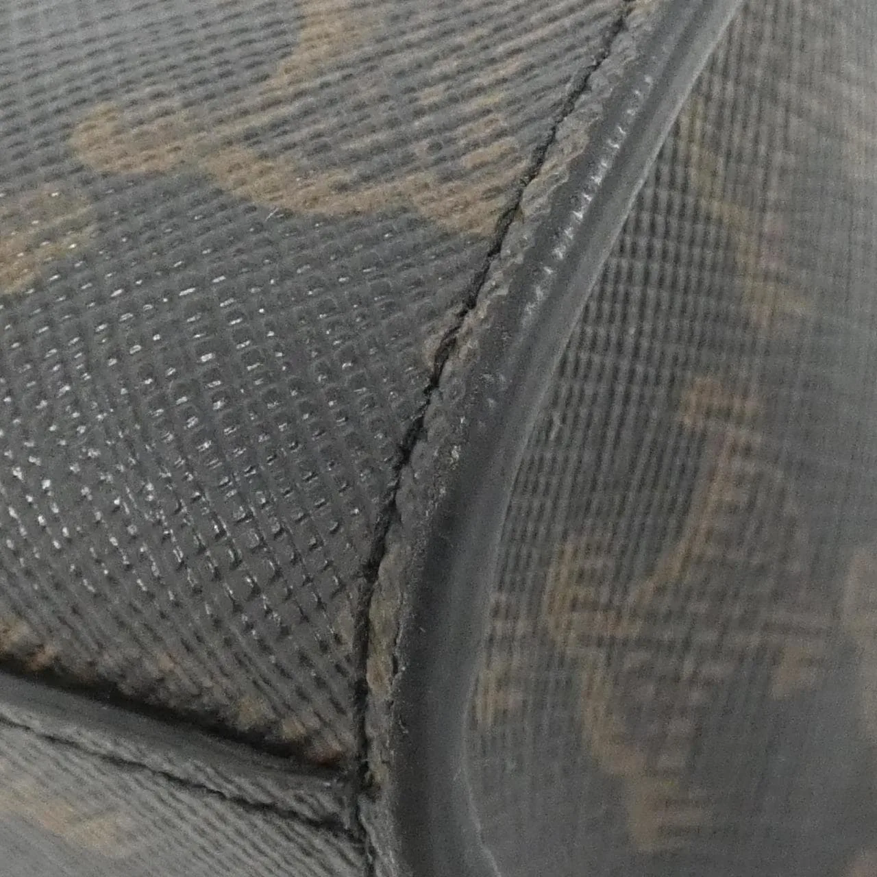 CELINE Cabas 194372BZK Handbag Canvas 黑色 帆布 中古品A - 縮圖 3