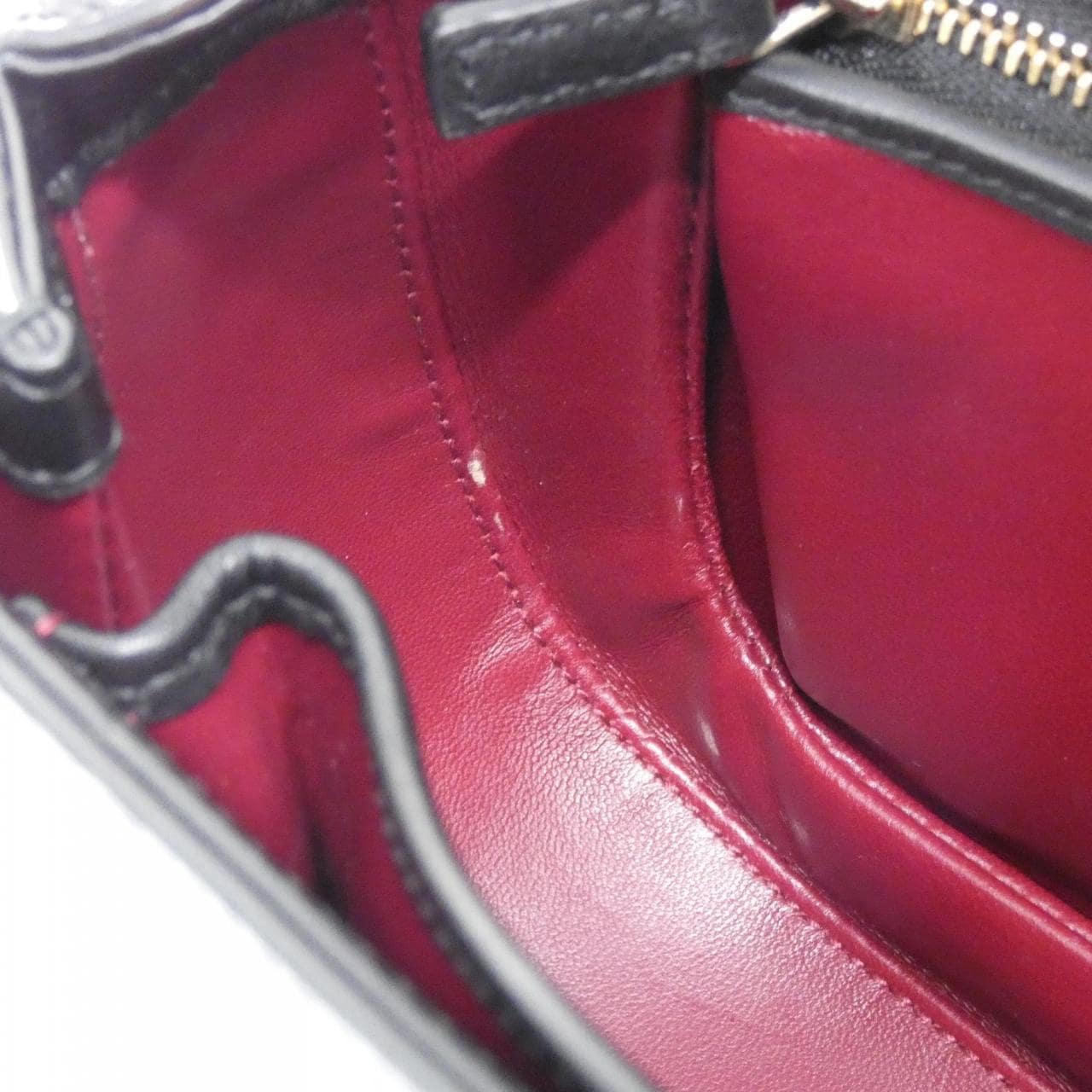 GUCCI Bamboo 675797 AADHF Bag Patent Leather 黑色 漆皮 - 縮圖 10