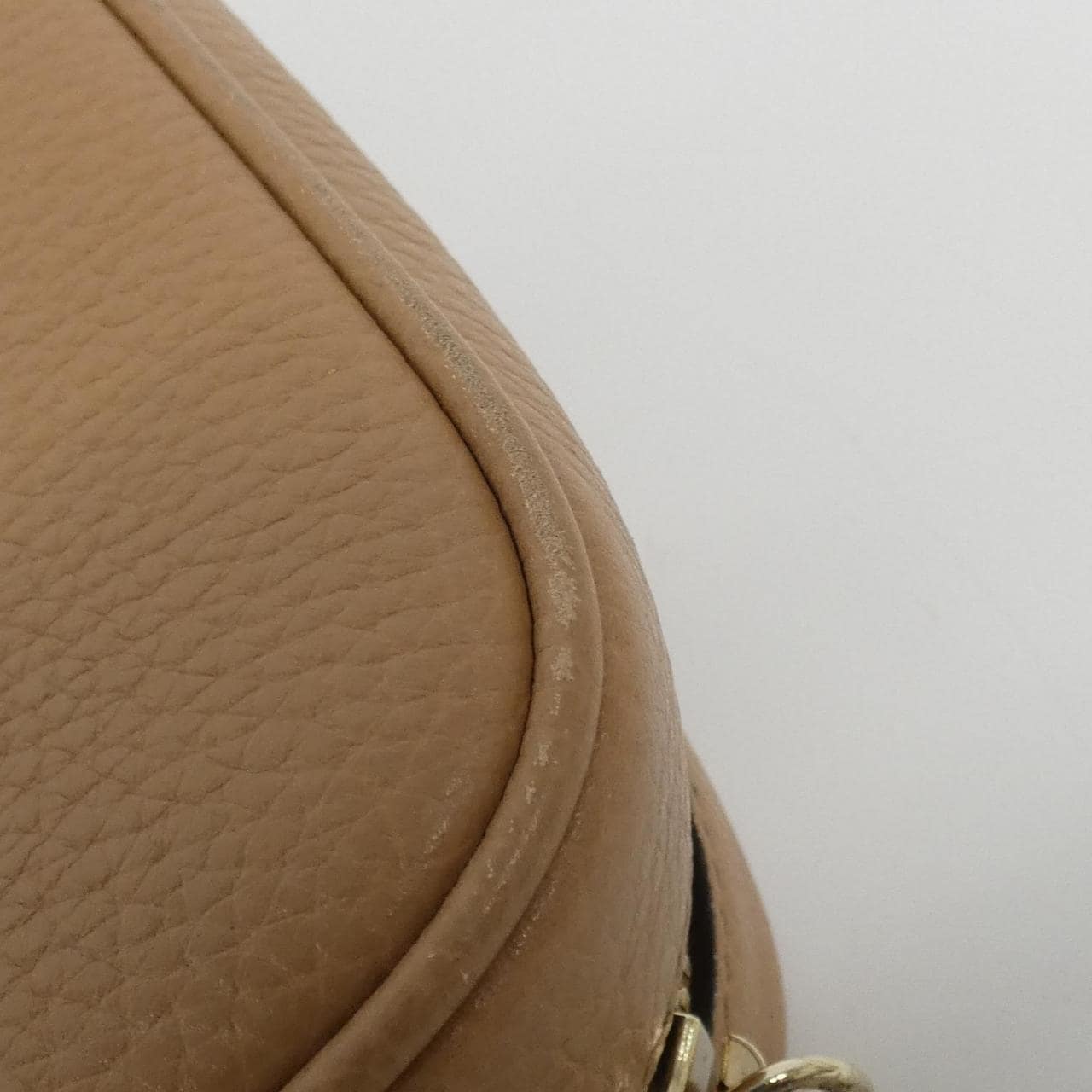 GUCCI Soho 308364 A7M0G Shoulder Bag Leather Black Leather - Thumbnail 6