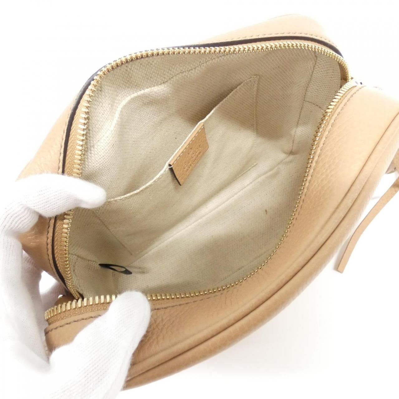 GUCCI Soho 308364 A7M0G Shoulder Bag Leather Black Leather - Thumbnail 9