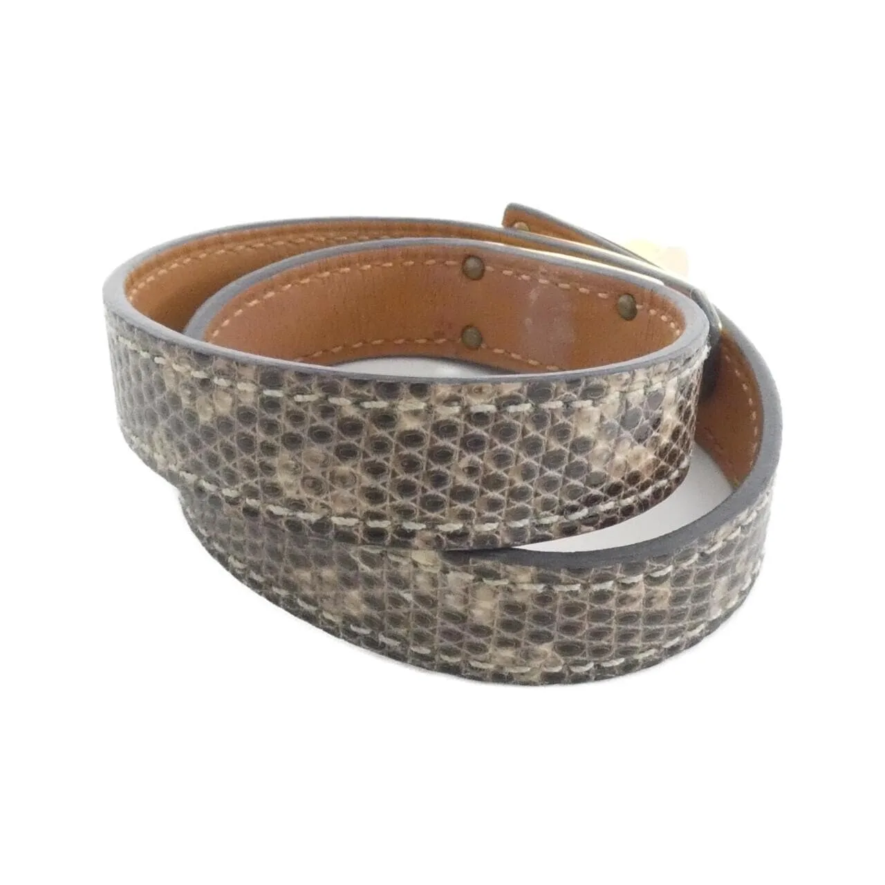 HERMES Kelly 500254FD Accessories Black Rank B - Thumbnail 2