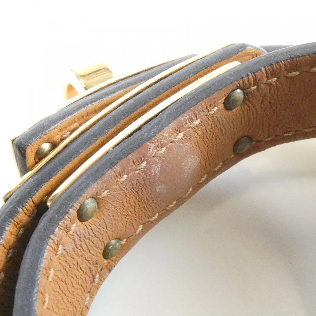 HERMES Kelly 500254FD Accessories Black Rank B - Thumbnail 4