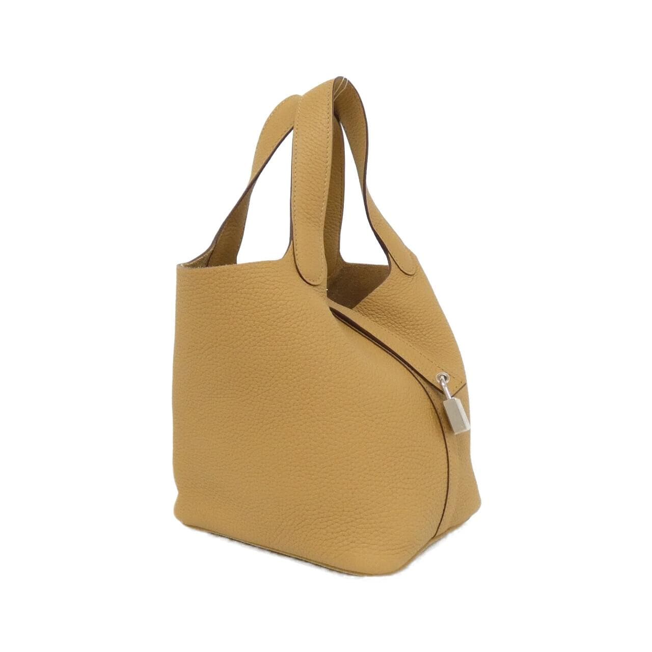 HERMES HERMÈS Picotin 056289CK Bag Clemence Black