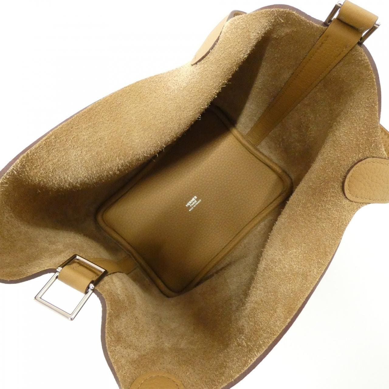 HERMES HERMÈS Picotin 056289CK Bag Clemence 黑色 Clemence 皮 中古品A - 縮圖 5