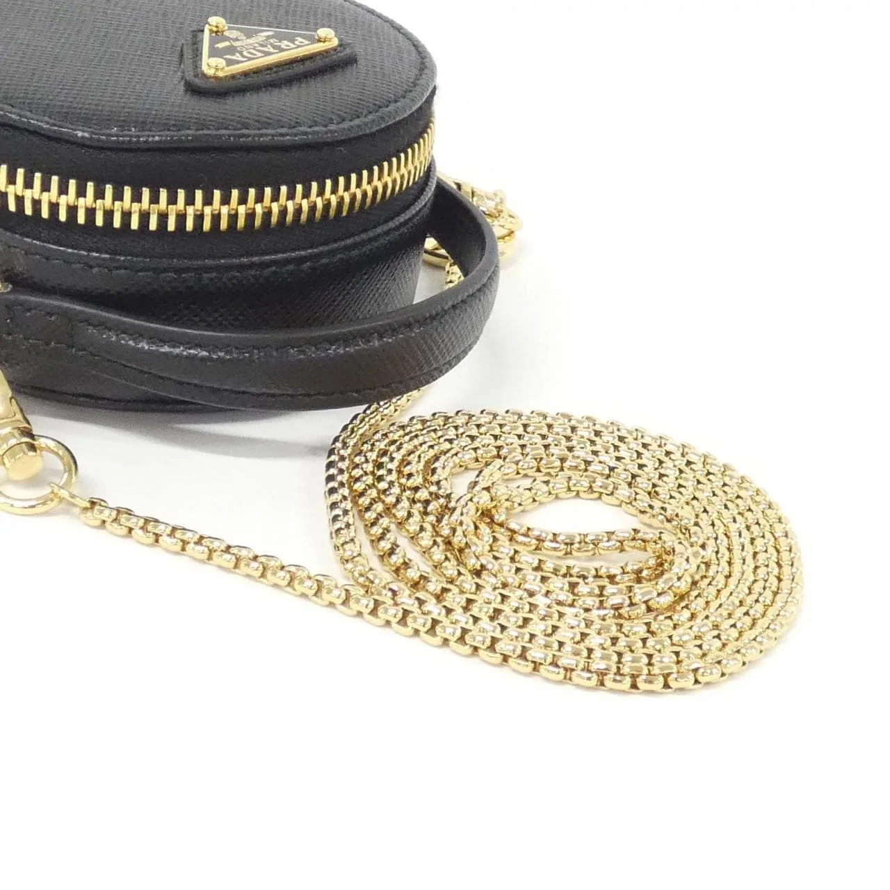 PRADA 1NR023 Pouch 黑色 中古品A - 縮圖 6