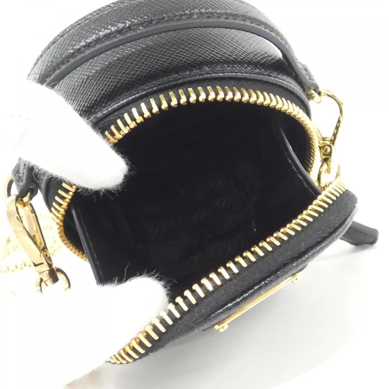 PRADA 1NR023 Pouch 黑色 中古品A - 縮圖 7