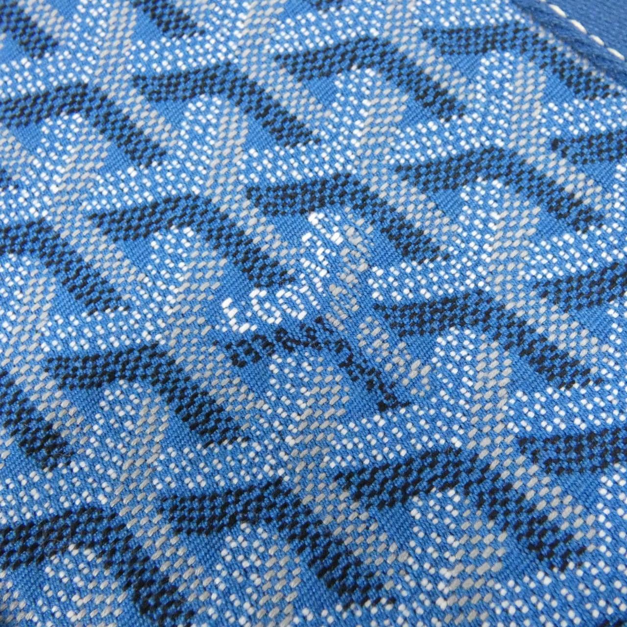 GOYARD Bag Canvas Blue Canvas - Thumbnail 3
