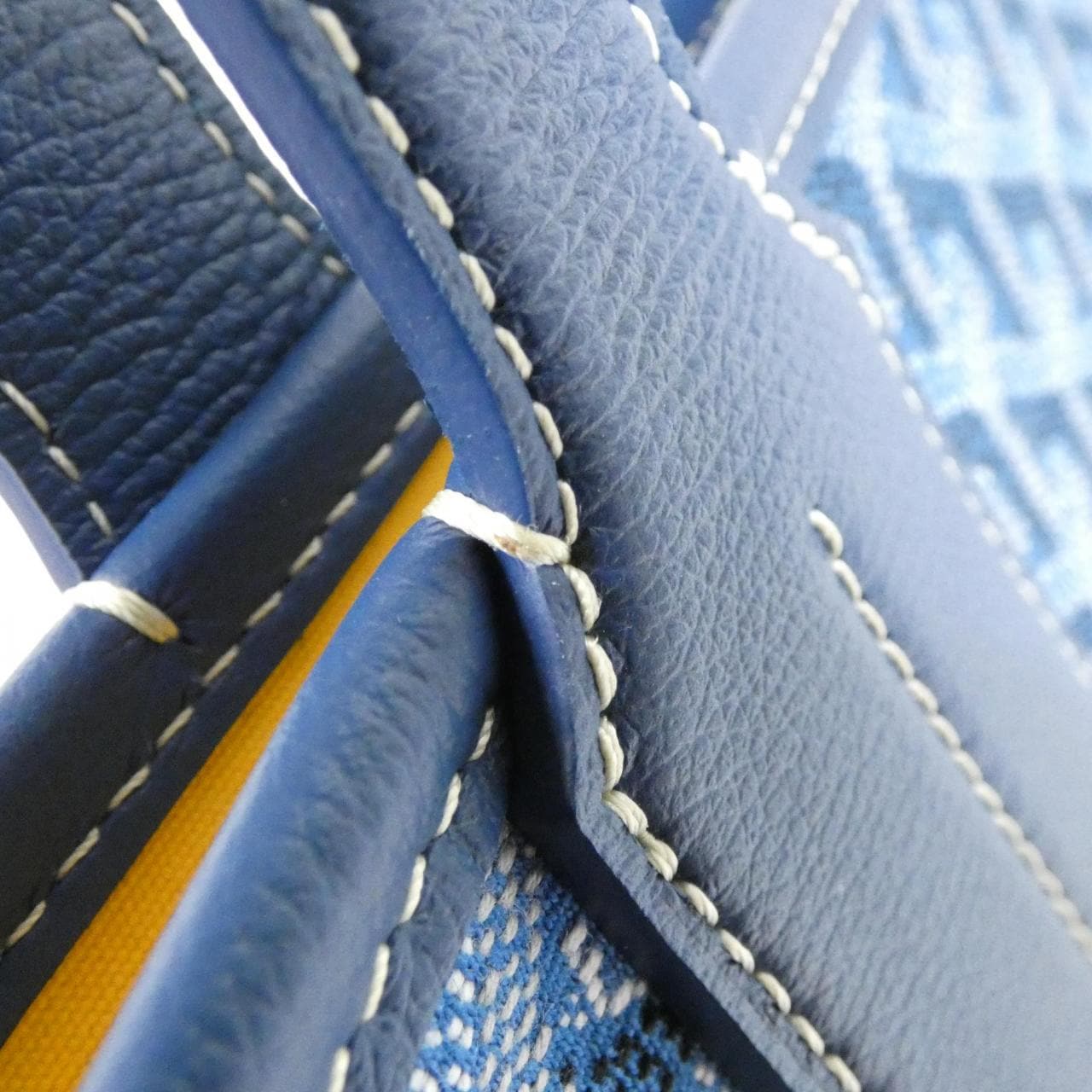 GOYARD Bag Canvas Blue Canvas - Thumbnail 4