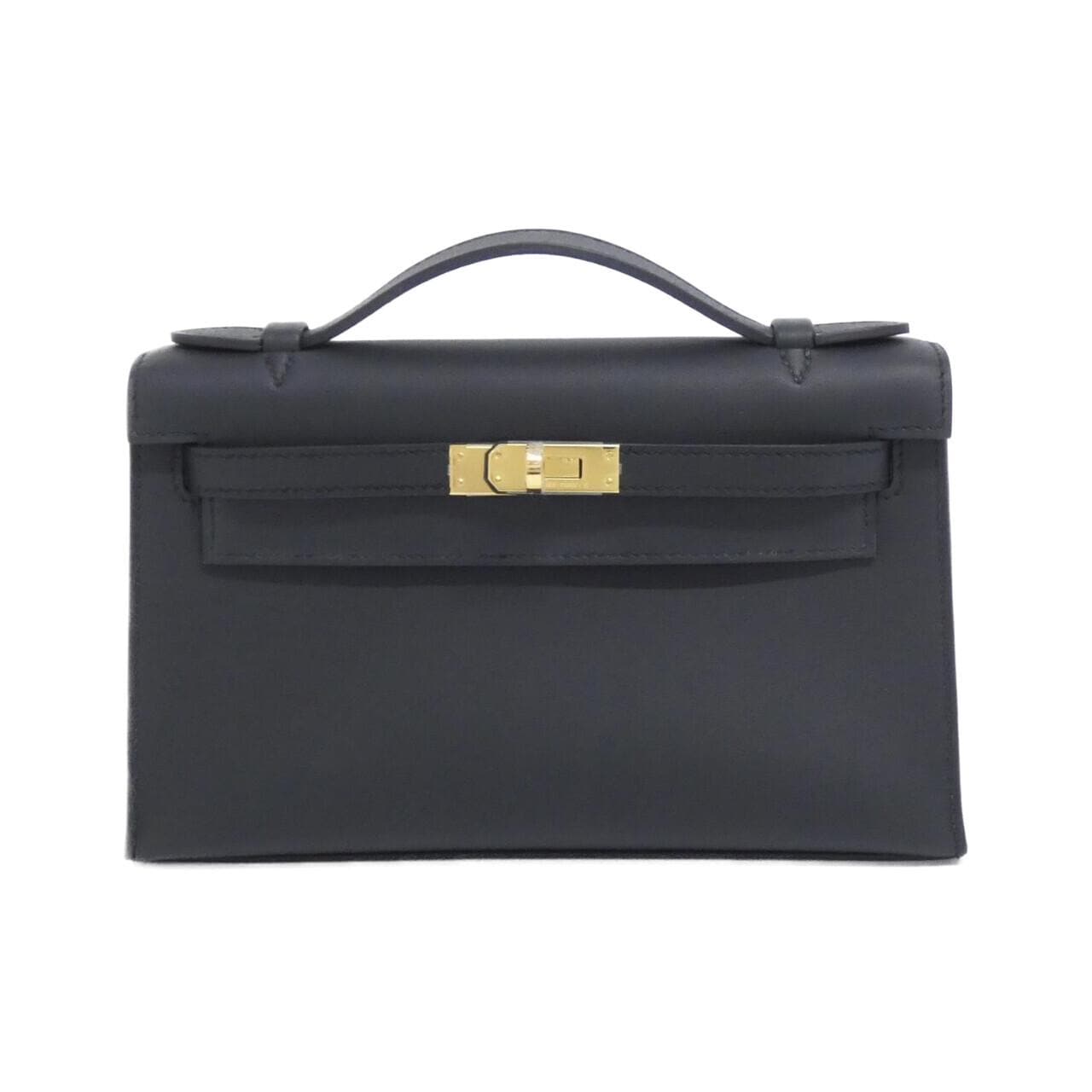 HERMES HERMÈS Kelly 049417CC Pochette Swift Black
