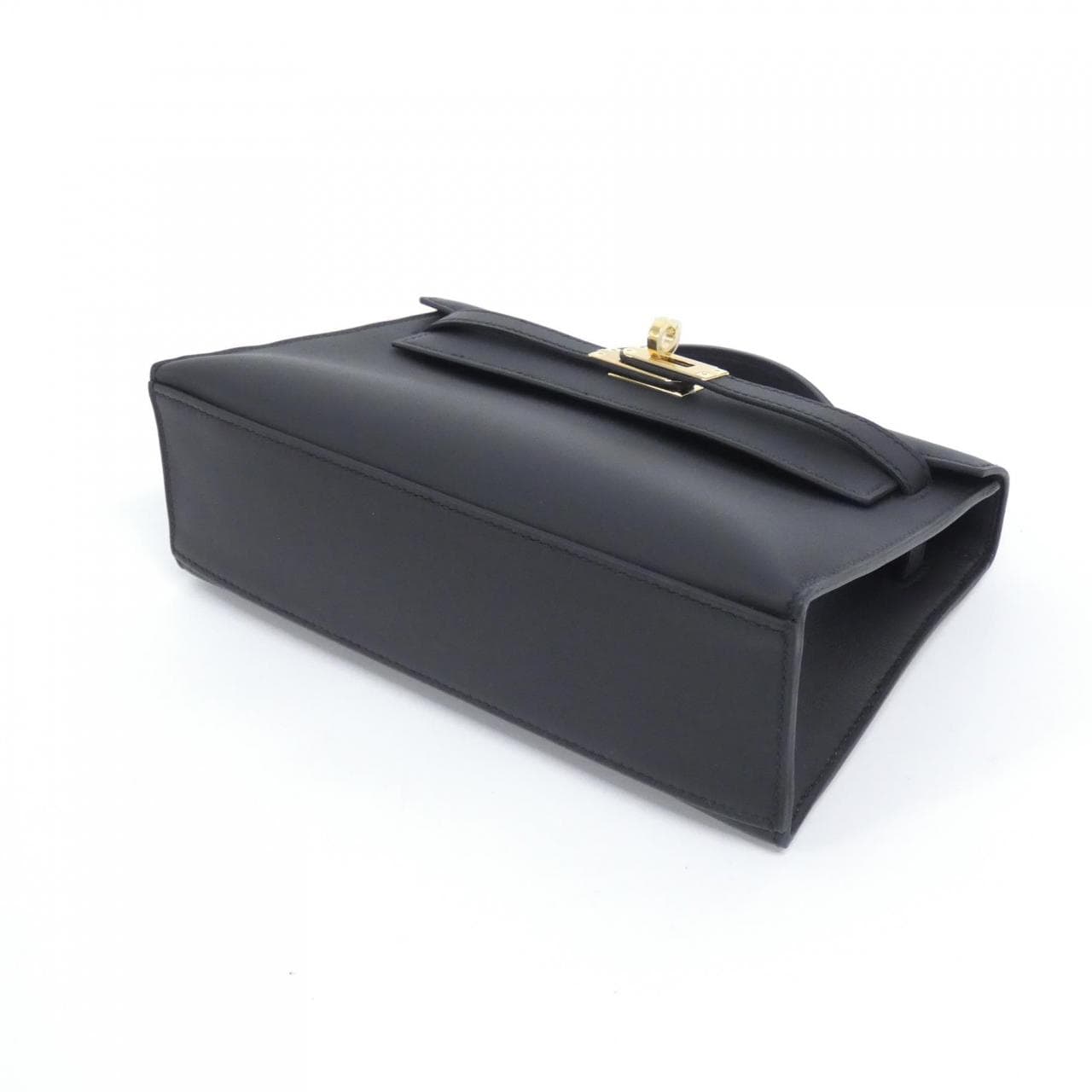 HERMES HERMÈS Kelly 049417CC Pochette Swift 黑色 Swift 皮 未使用品 - 縮圖 3