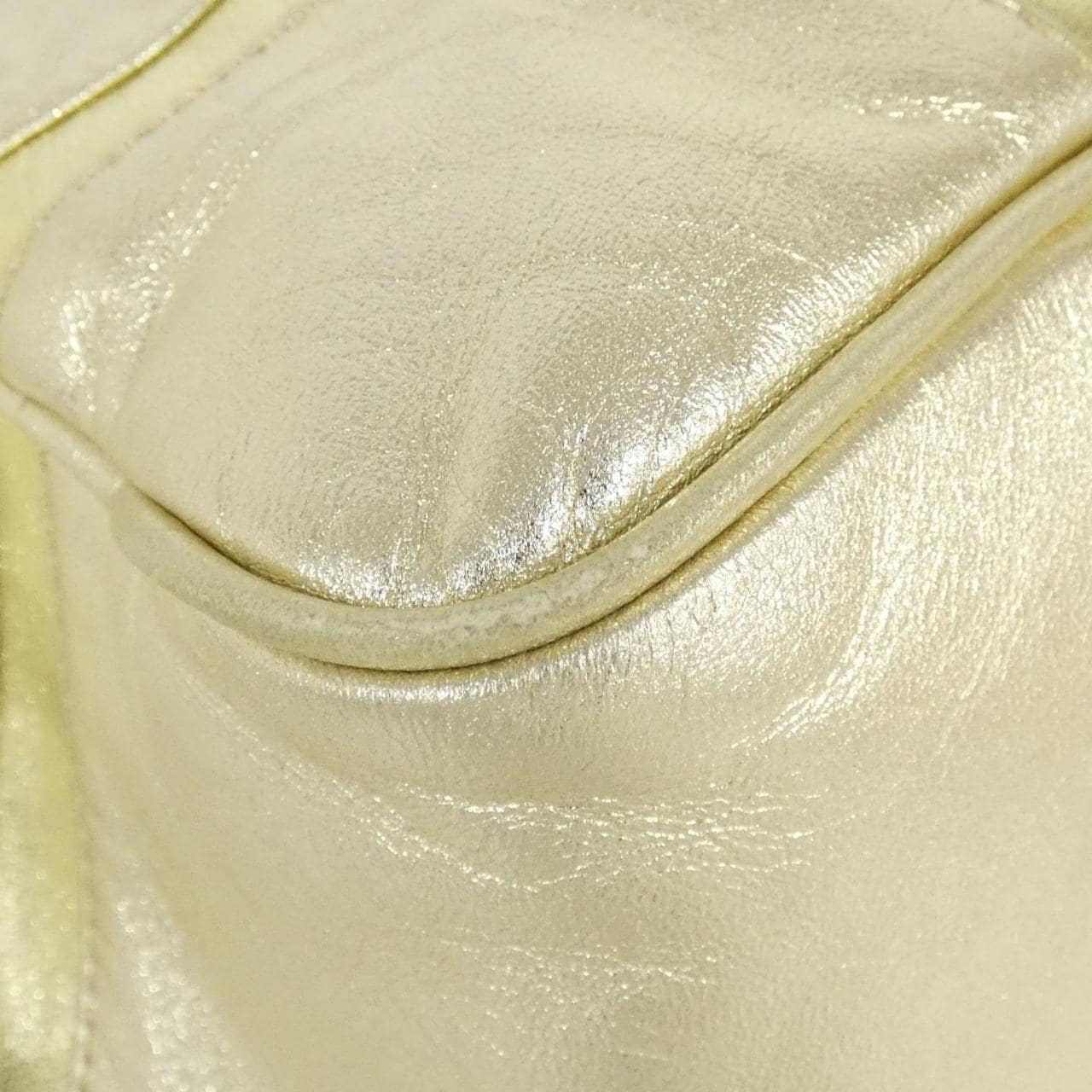 LOEWE 325 12 145 Bag Leather 金色 皮革 中古品B - 縮圖 2