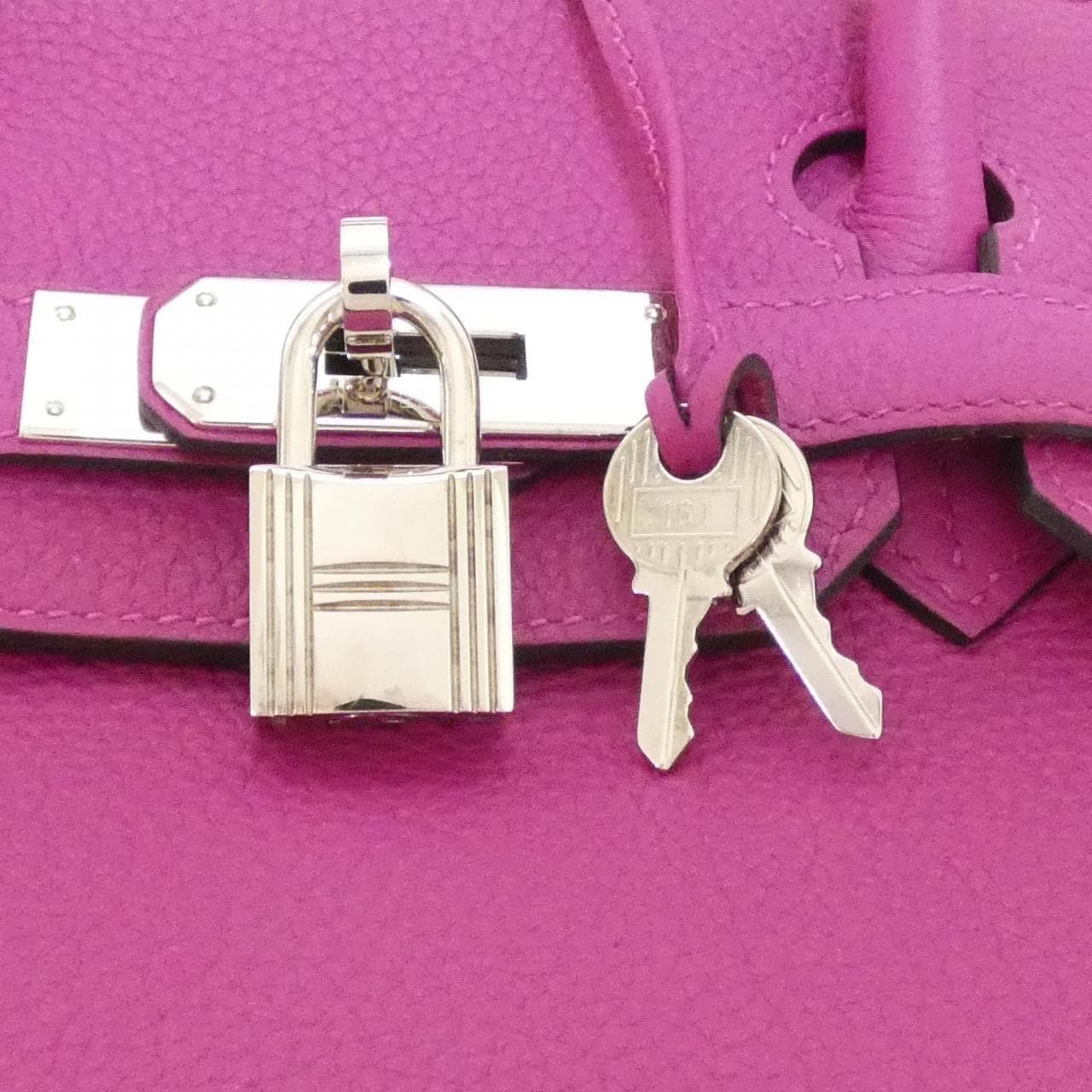 HERMES HERMÈS Birkin 030520CK Bag Togo Purple Togo Leather - Thumbnail 6