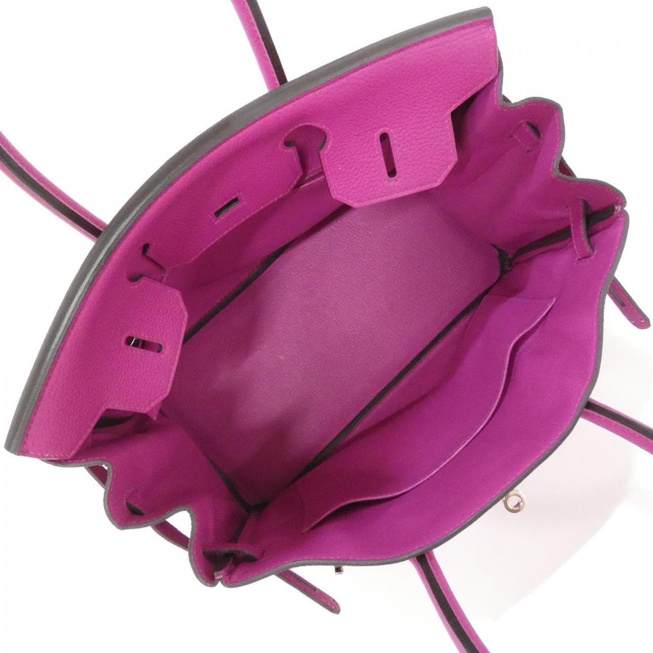 HERMES HERMÈS Birkin 030520CK Bag Togo Purple Togo Leather - Thumbnail 8