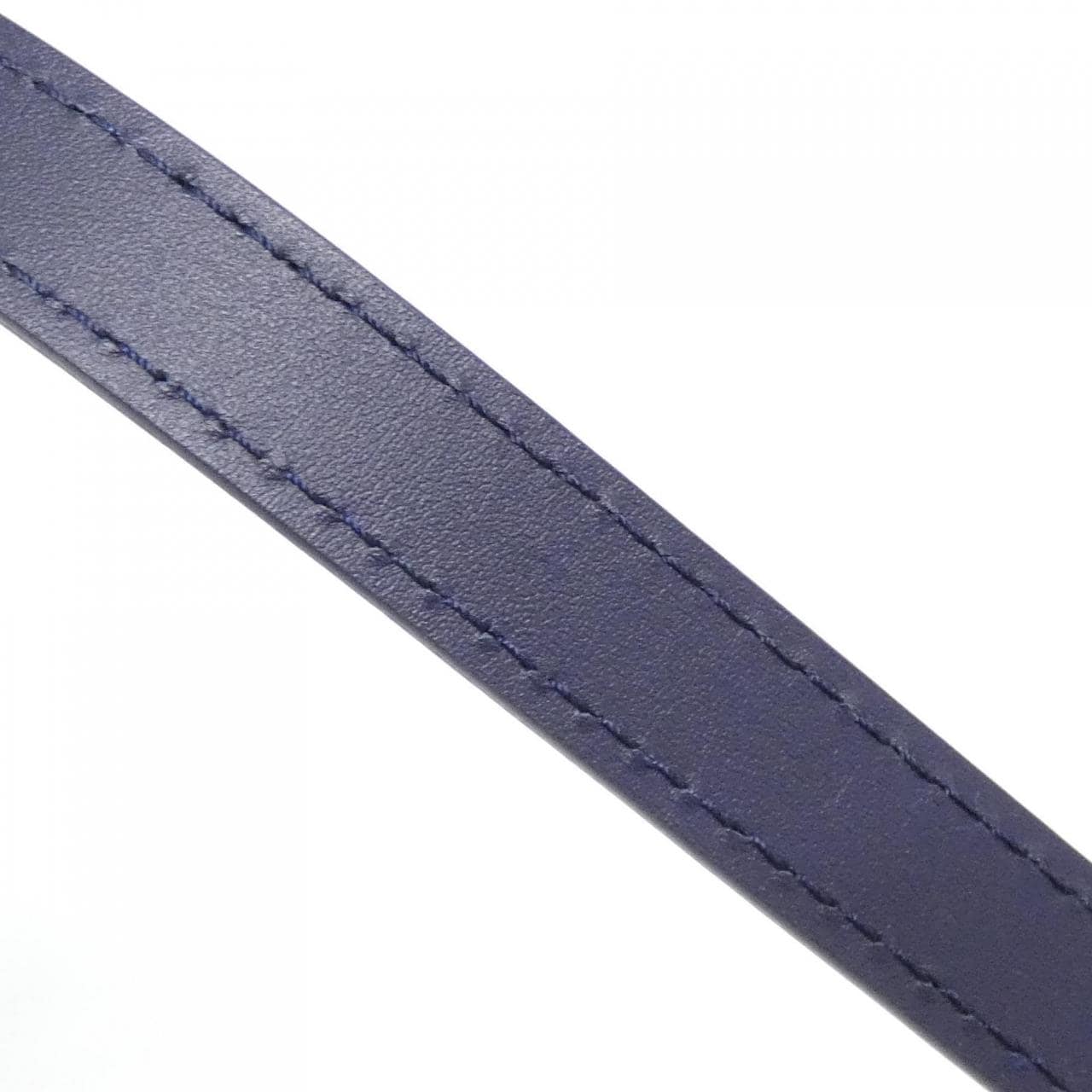 LOUIS VUITTON Alma M23666 Bag Lambskin 深藍色 羊皮 中古品A - 縮圖 7