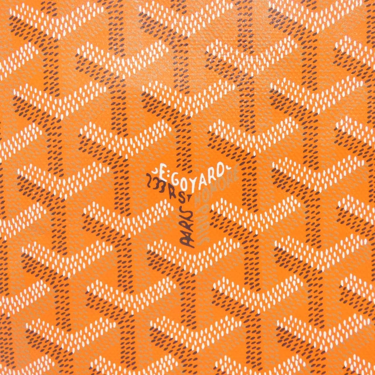 GOYARD Saint Louis AMA LOUIS PM Bag Canvas 橙色 帆布 未使用品 - 縮圖 3