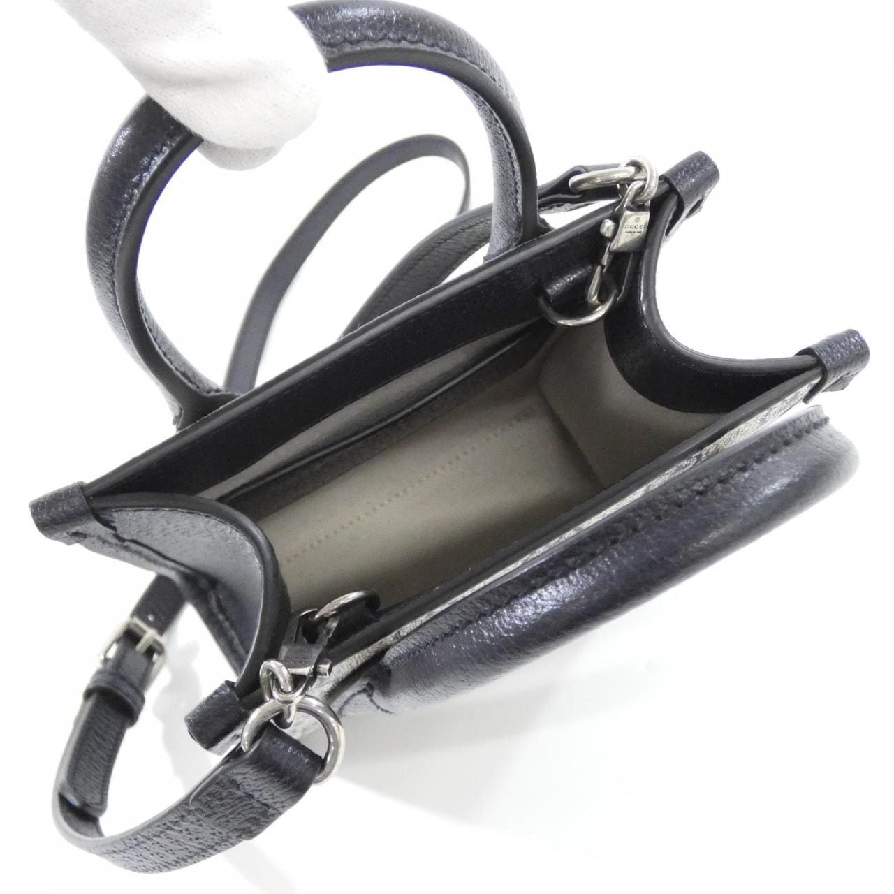 GUCCI 671623 K9GSN Bag Canvas 米色 帆布 - 縮圖 8