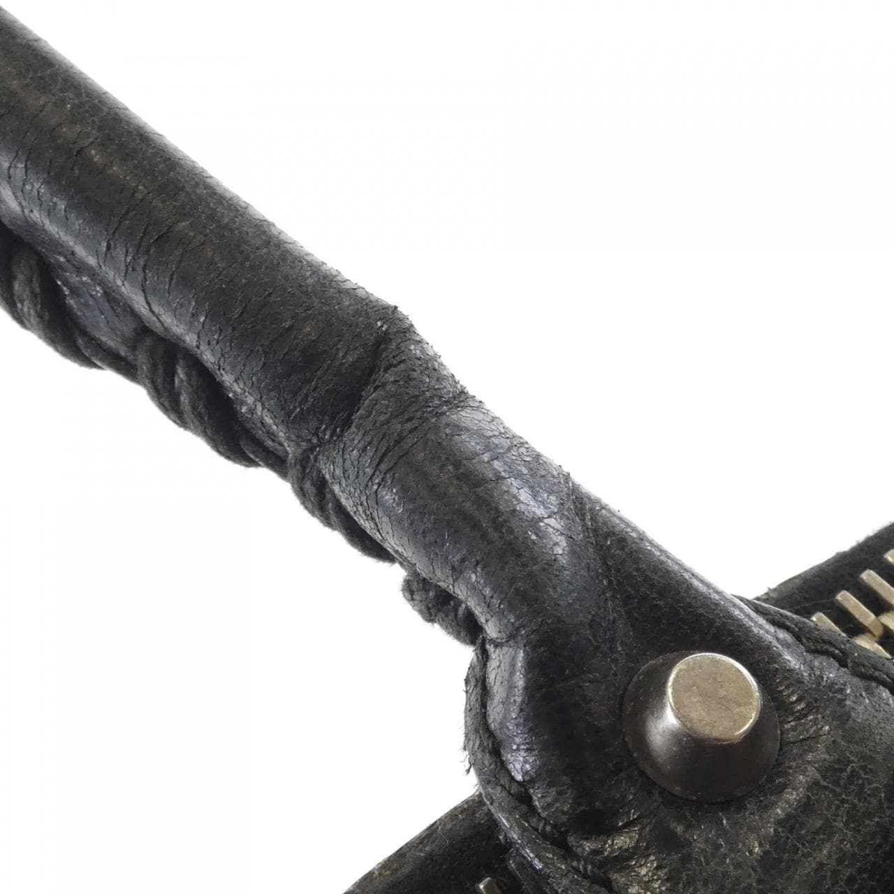 BALENCIAGA 248408 D94J4 Boston Bag Leather Black Leather Rank B - Thumbnail 7