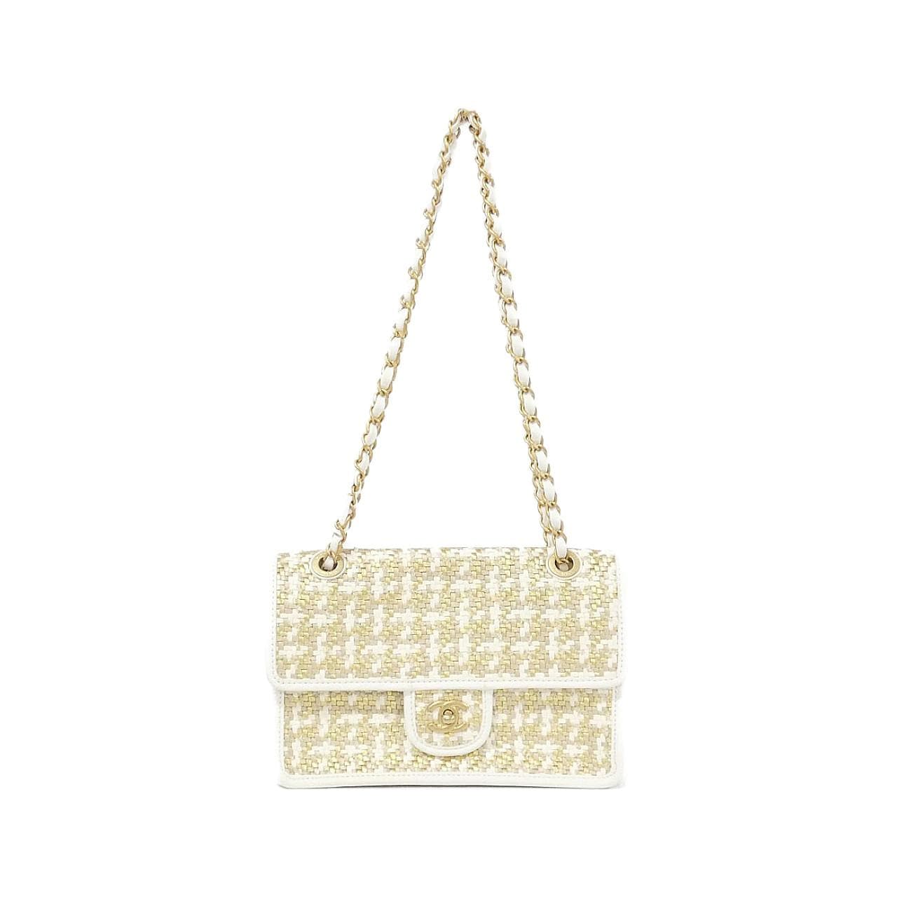 CHANEL Chanel 22 AS3767 Shoulder Lambskin White