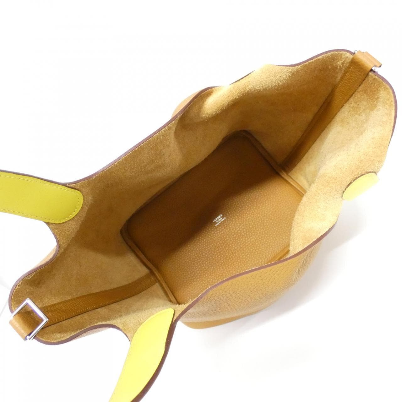 HERMES HERMÈS Picotin 069561CK Bag Clemence Black Clemence Leather - Thumbnail 7