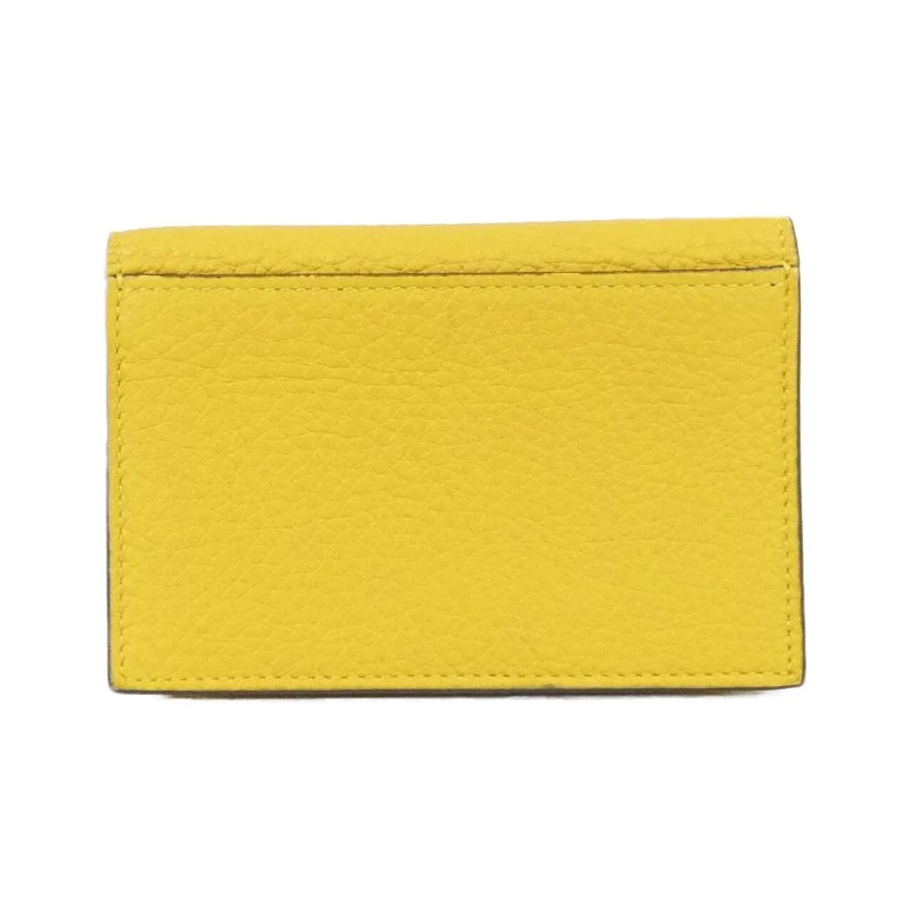 FENDI 7M0222 AG0N Card Case Yellow Rank A - Thumbnail 2